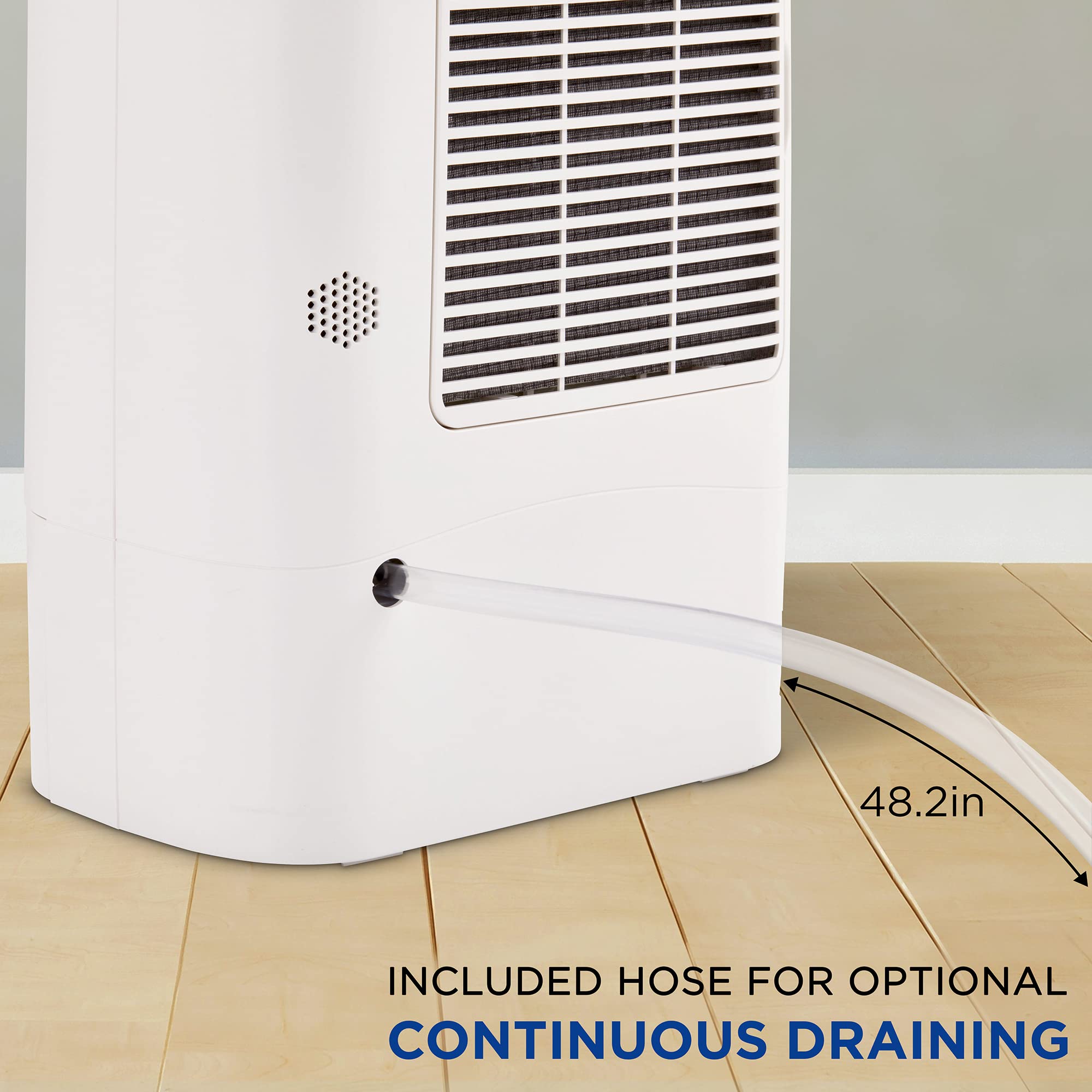 Ivation Smart WIFI Dehumidifier, Compact 19-Pint Desiccant Home Dehumidifier with Drain Hose & Smartphone Control | Ideal for Basement, Bathroom, RV, Office, Kitchen & Small Spaces Up to 410 Sq/Ft