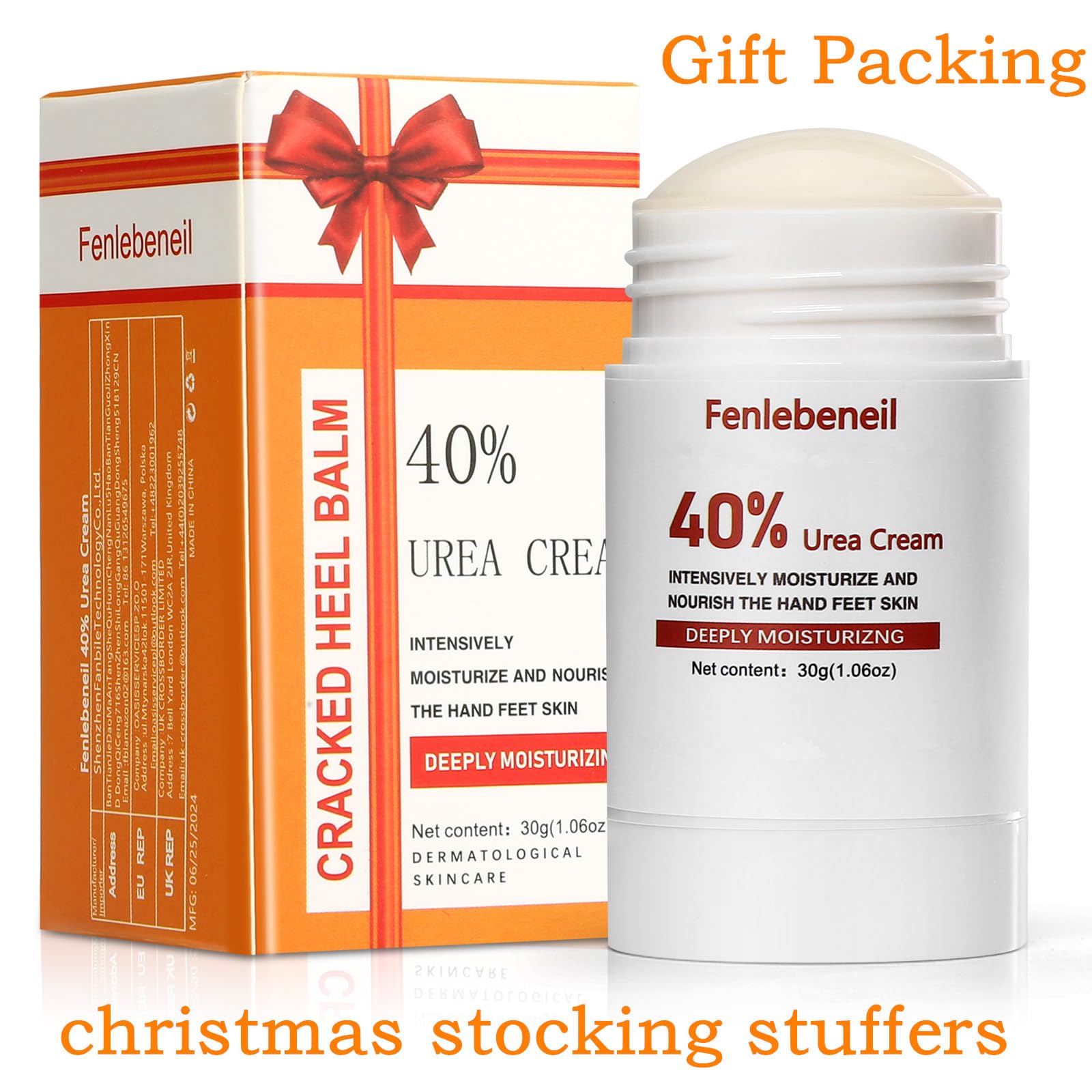 Urea Cream 40 Percent Foot Cream for Dry Cracked Heel and Feet Cracked Heel Repair 40% Urea Cream Balm for Feet Hand Moisturizing Lotion Dead Skin Remover Softener Feet Care Treatment For Women Men