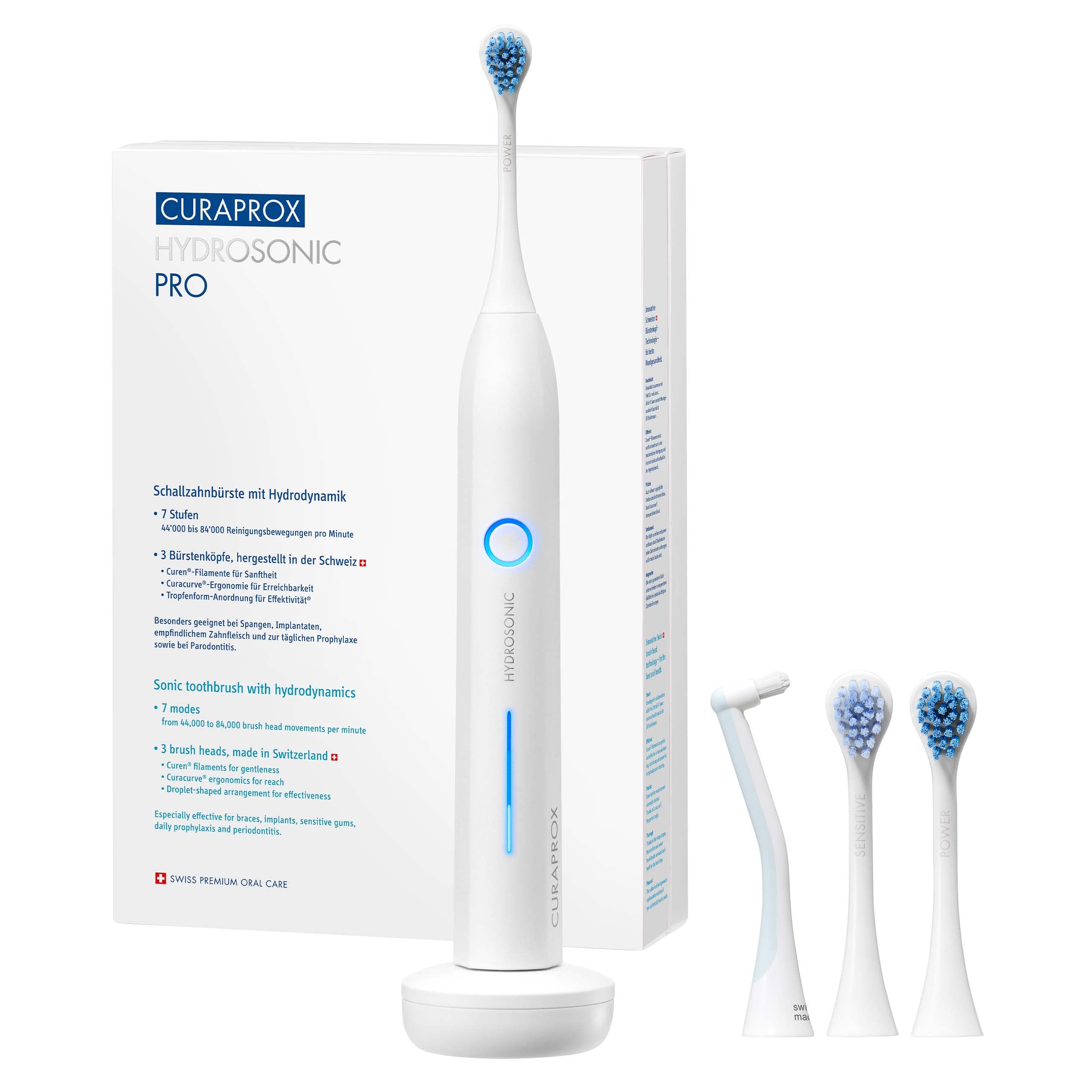 Curaprox Pro Electric Toothbrush With Charger and Travel Case