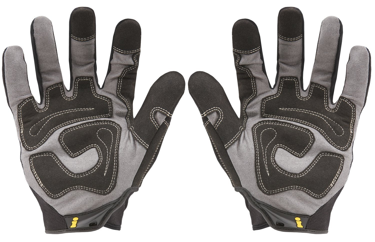 Ironclad General Utility Work Gloves GUG, All-Purpose, Performance Fit, Durable, Machine Washable, Sized Large, (1 Pair) Black