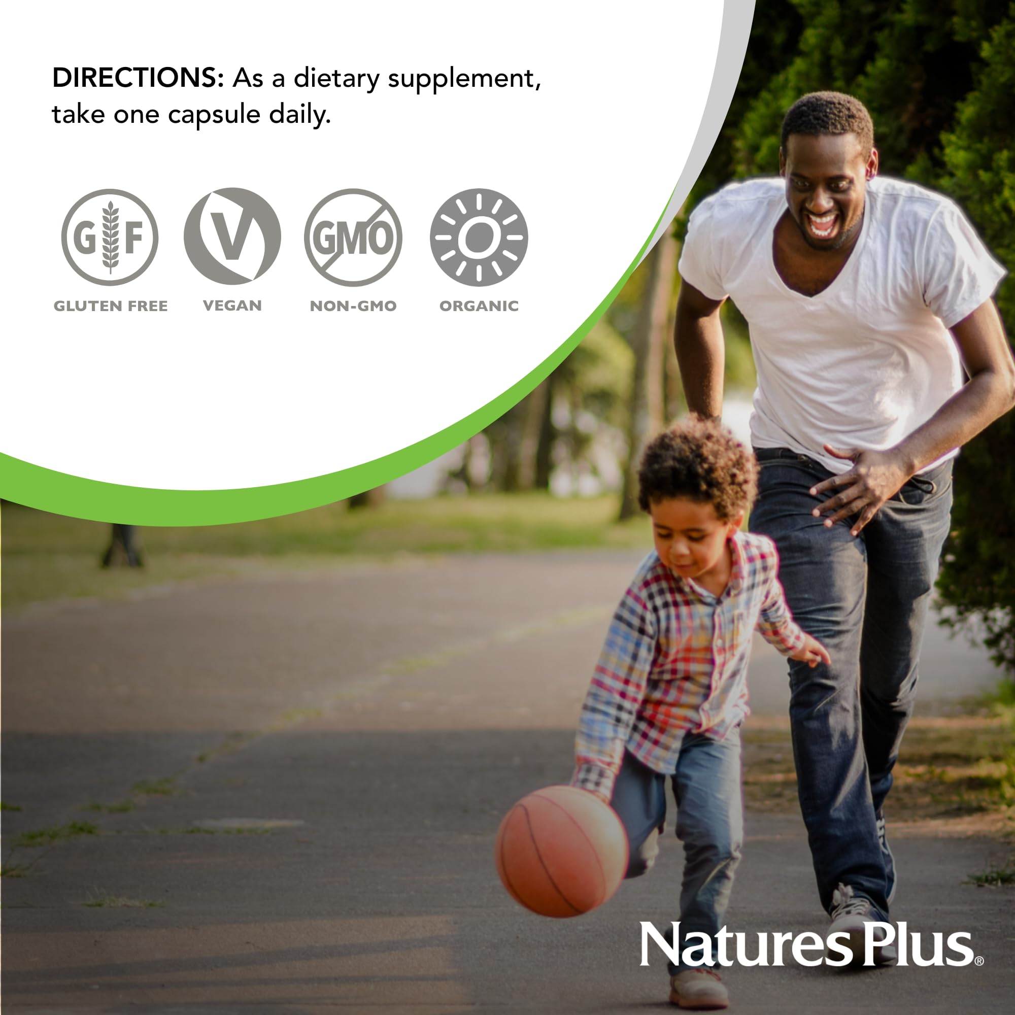 NaturesPlus Source of Life Garden Vitamin K2-60 Vegan Capsules, Pack of 2 - Bone Support - Certified Organic, Non-GMO, Gluten Free - 120 Total Servings