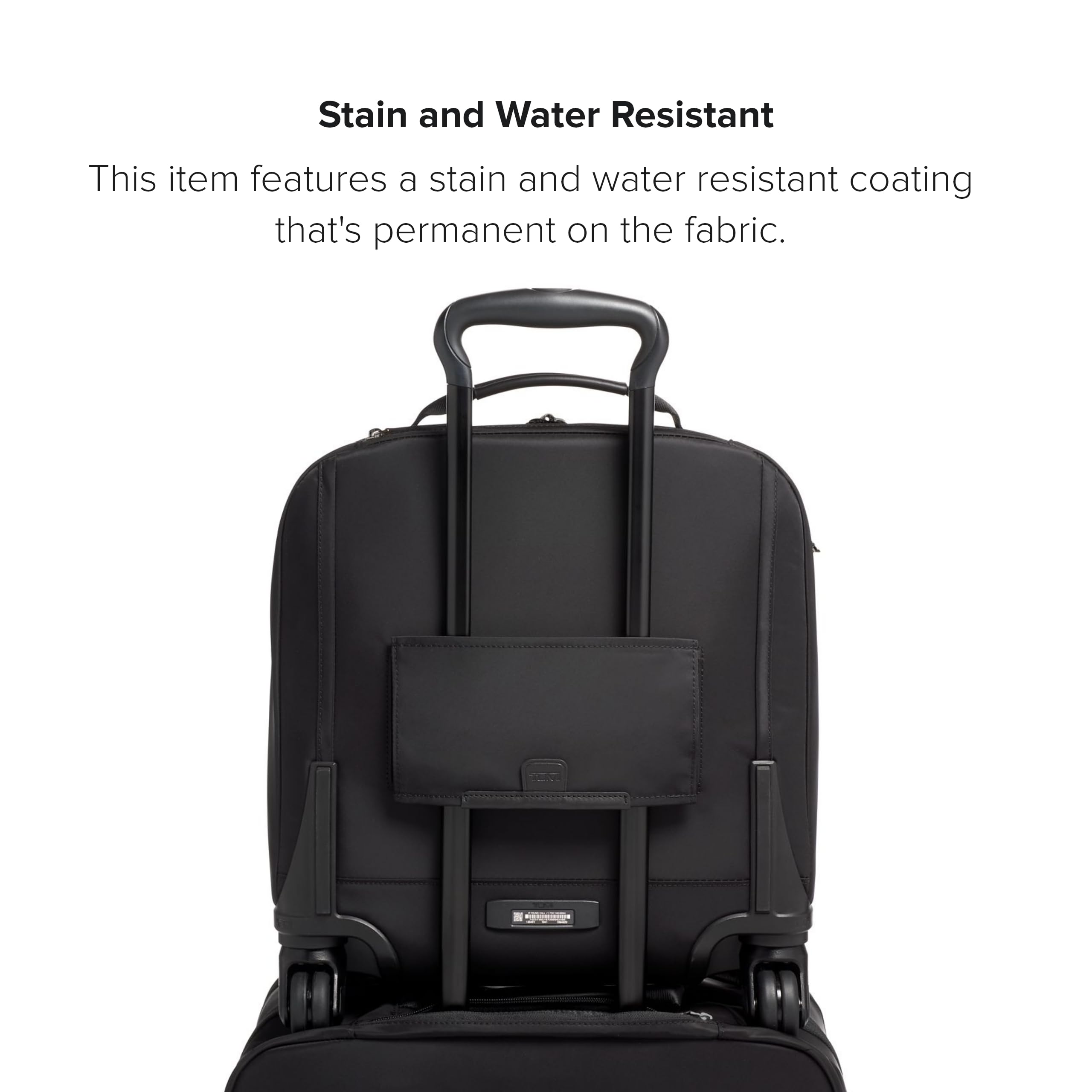 TUMI - Voyageur Oxford Compact Carry-On - Travel Suitcase with Wheels - Lightweight Luggage for Women - TUMI Tracer - Black/Gunmetal