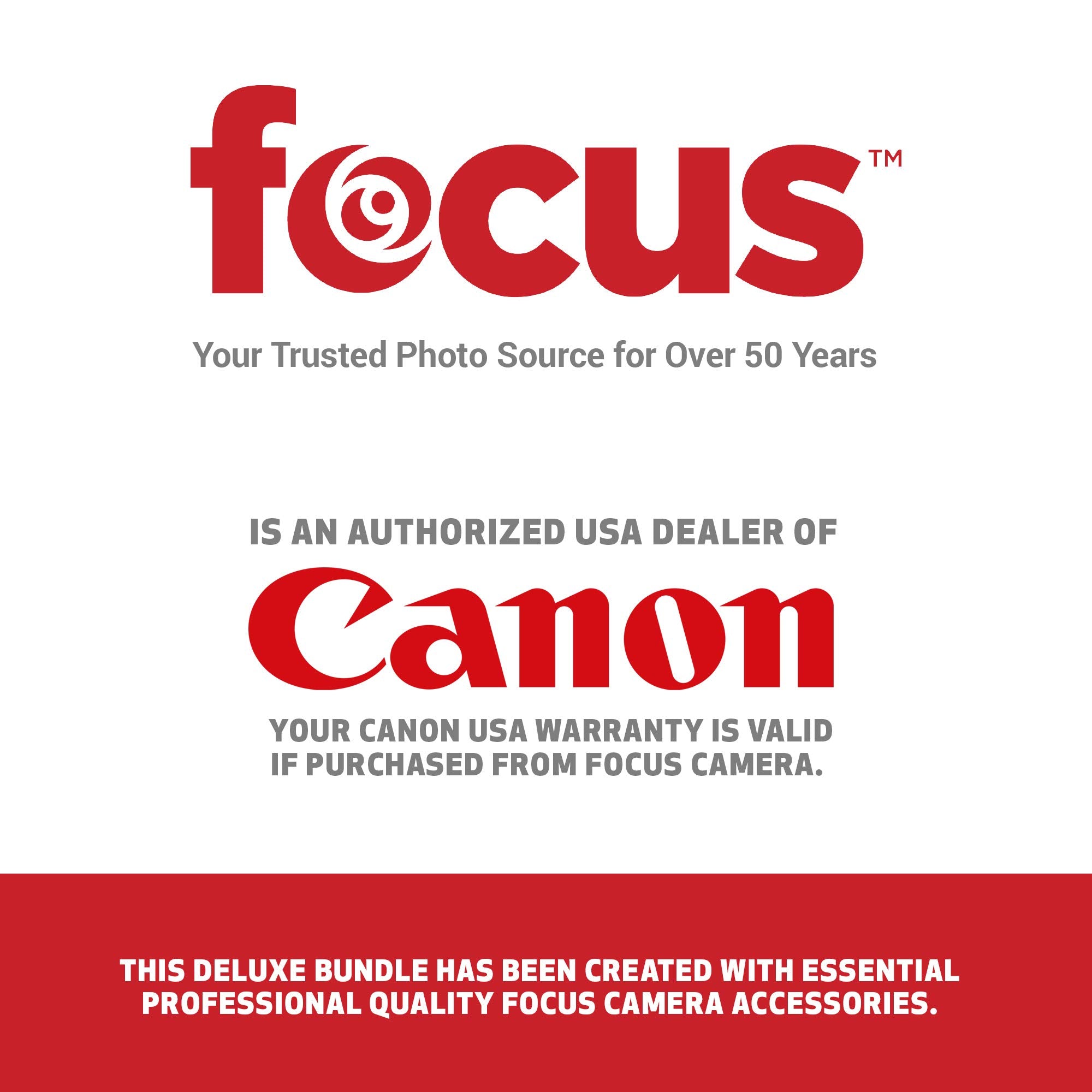 Canon T7 EOS Rebel DSLR Camera with EF-S 18-55mm and EF 75-300mm Lenses Kit and Two 32GB Cards Pack with Accessory Bundle