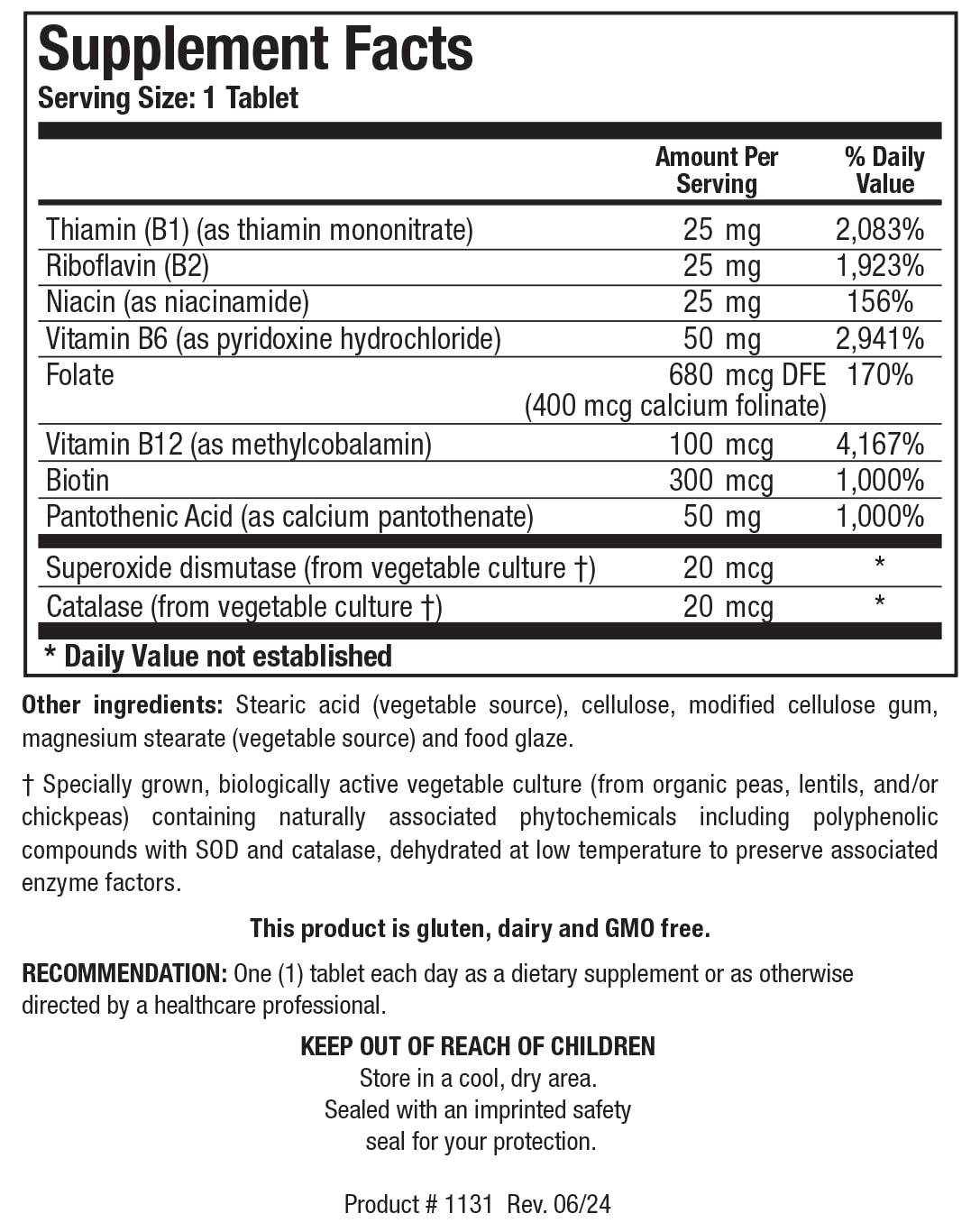 Biotics Research Bio B Complex High Potency B-Complex with Folate and Vitamins B2, B6 and B12 for Energy Production, Supports Cardiovascular Function, metabolic Pathways, Brain Health 90 Tabs
