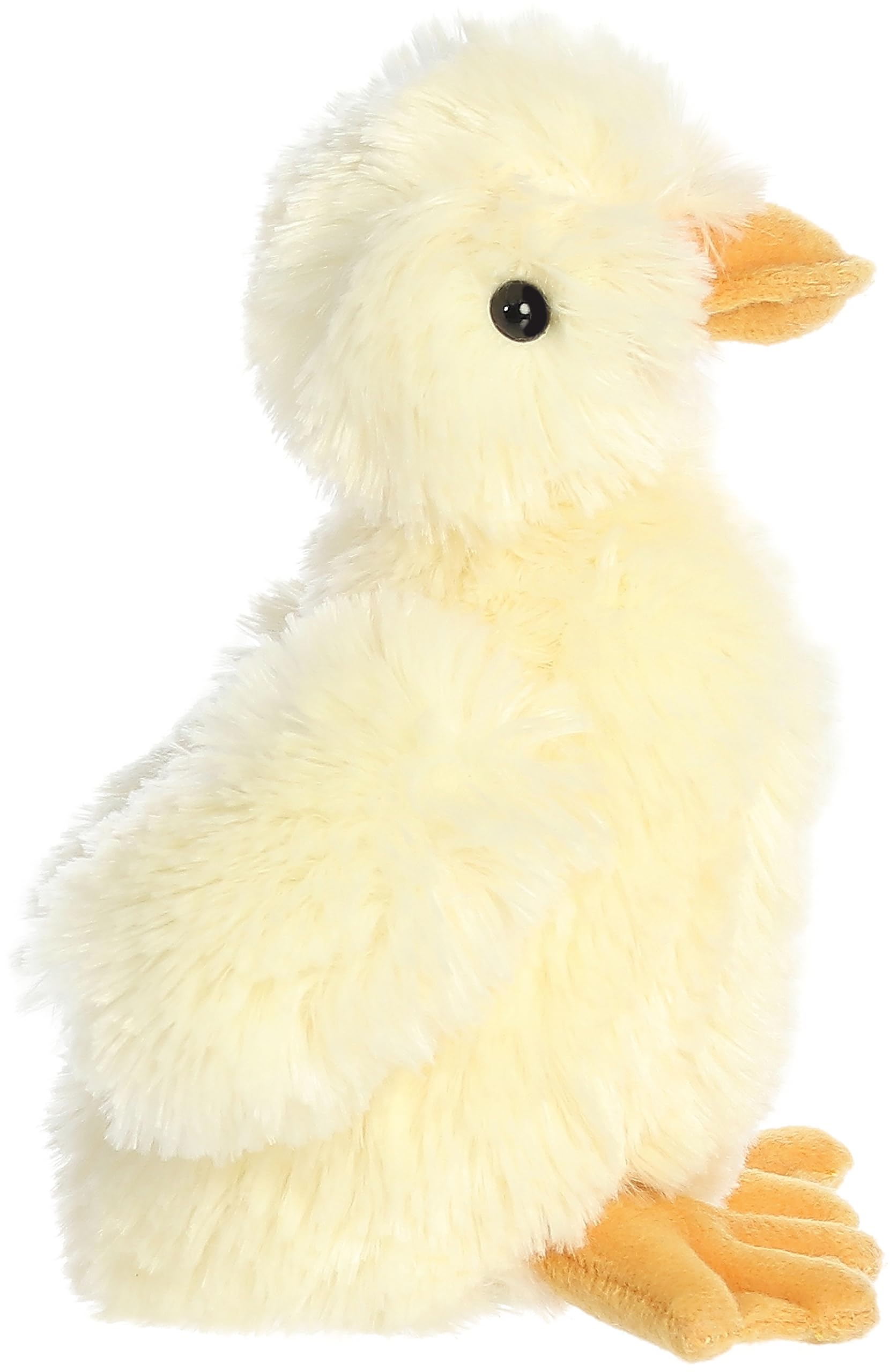 Aurora® Adorable Mini Flopsie™ Duckling Stuffed Animal - Playful Ease - Timeless Companions - Yellow 8 Inches