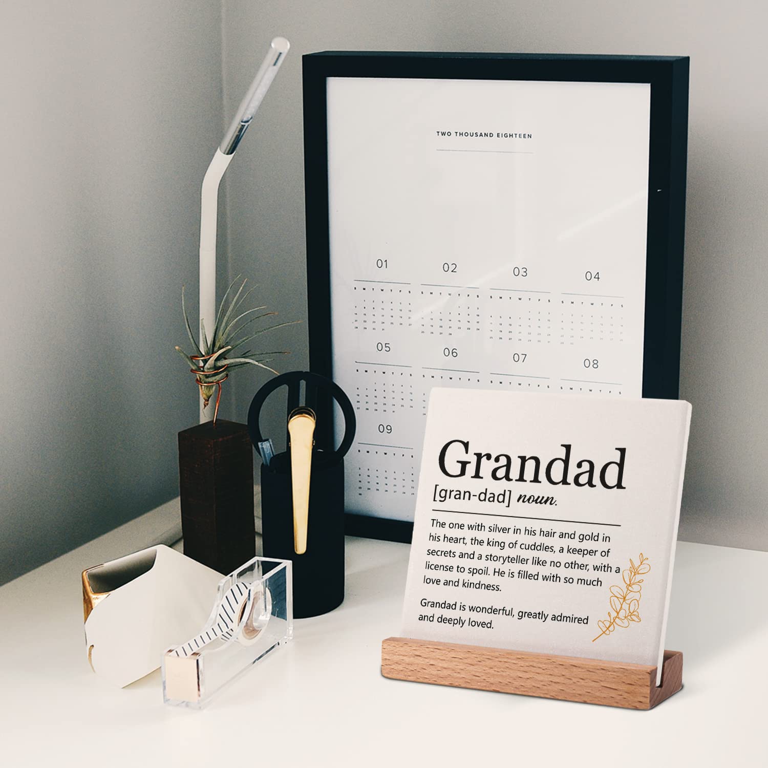 Grandad Definition Gifts from Grandchildren, Father's Day Gifts for Grandpa, Best Grandpa Ever Gift Ideas, Grandfather Gifts for Men, Grandpa Birthday Gifts from Grandson Granddaughter