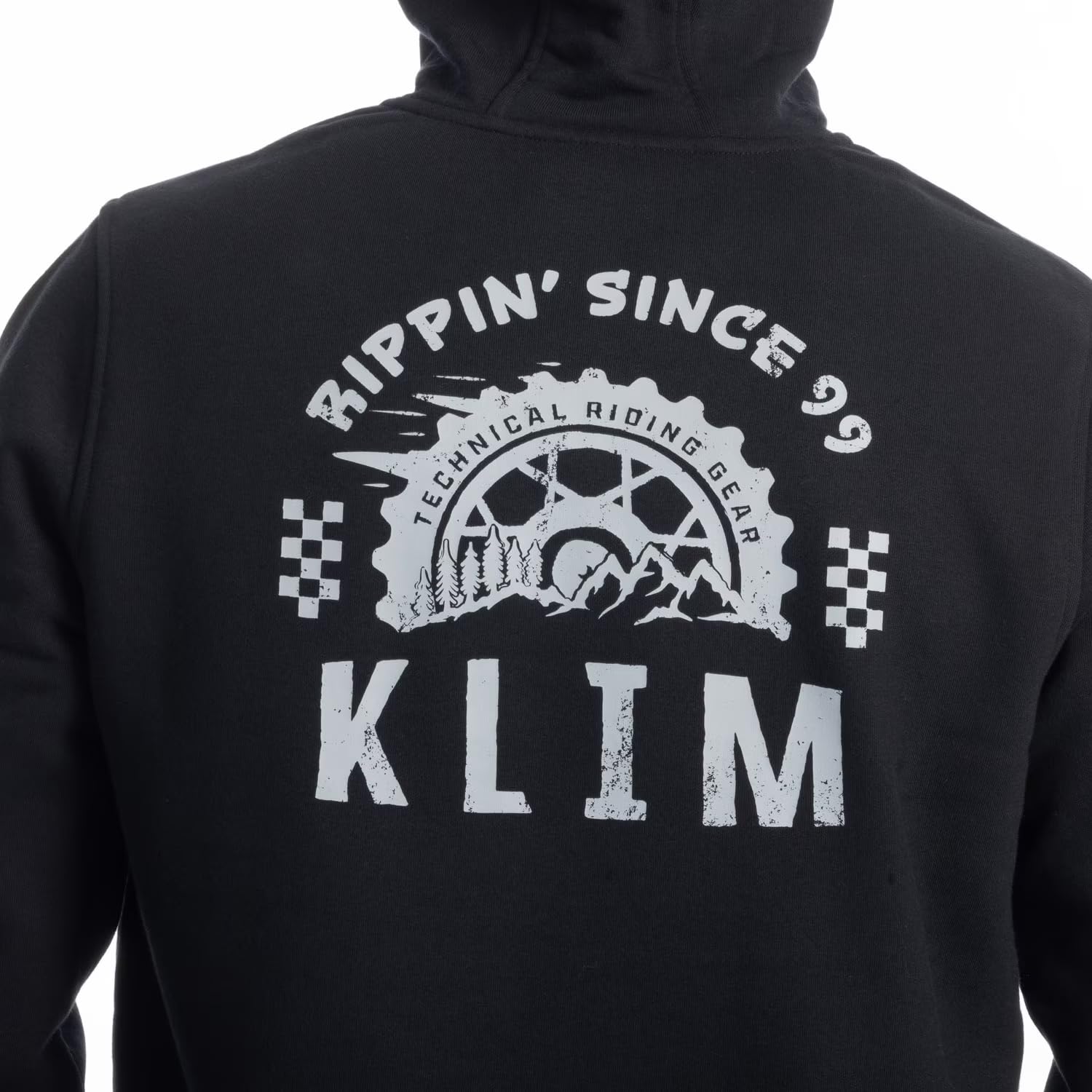 KLIM Men's Rippin' Pullover Hoodie Size XL - Black - High-rise