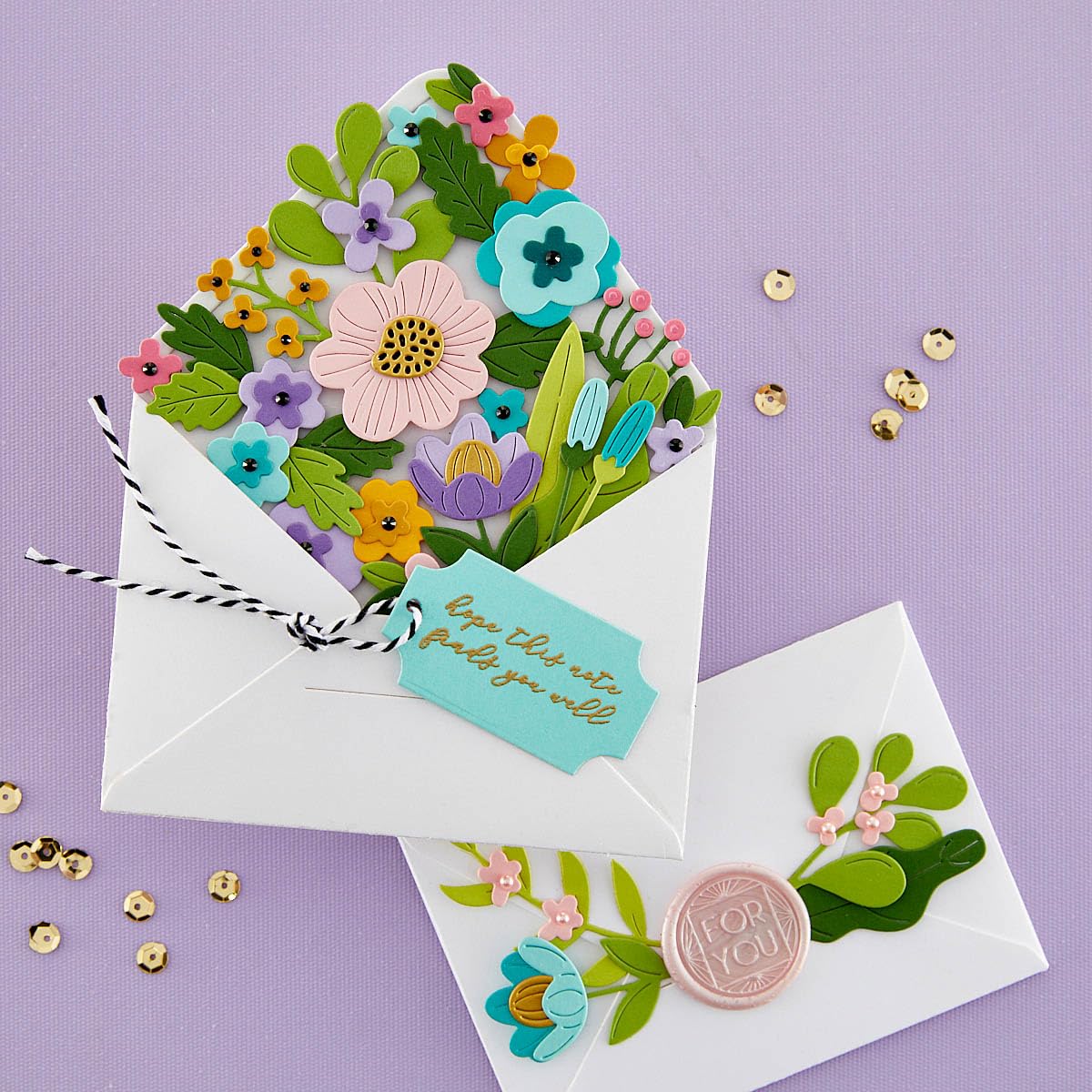 Spellbinders S7-238 Envelope of Wonder Etched Dies from The Envelope of Wonder Collection