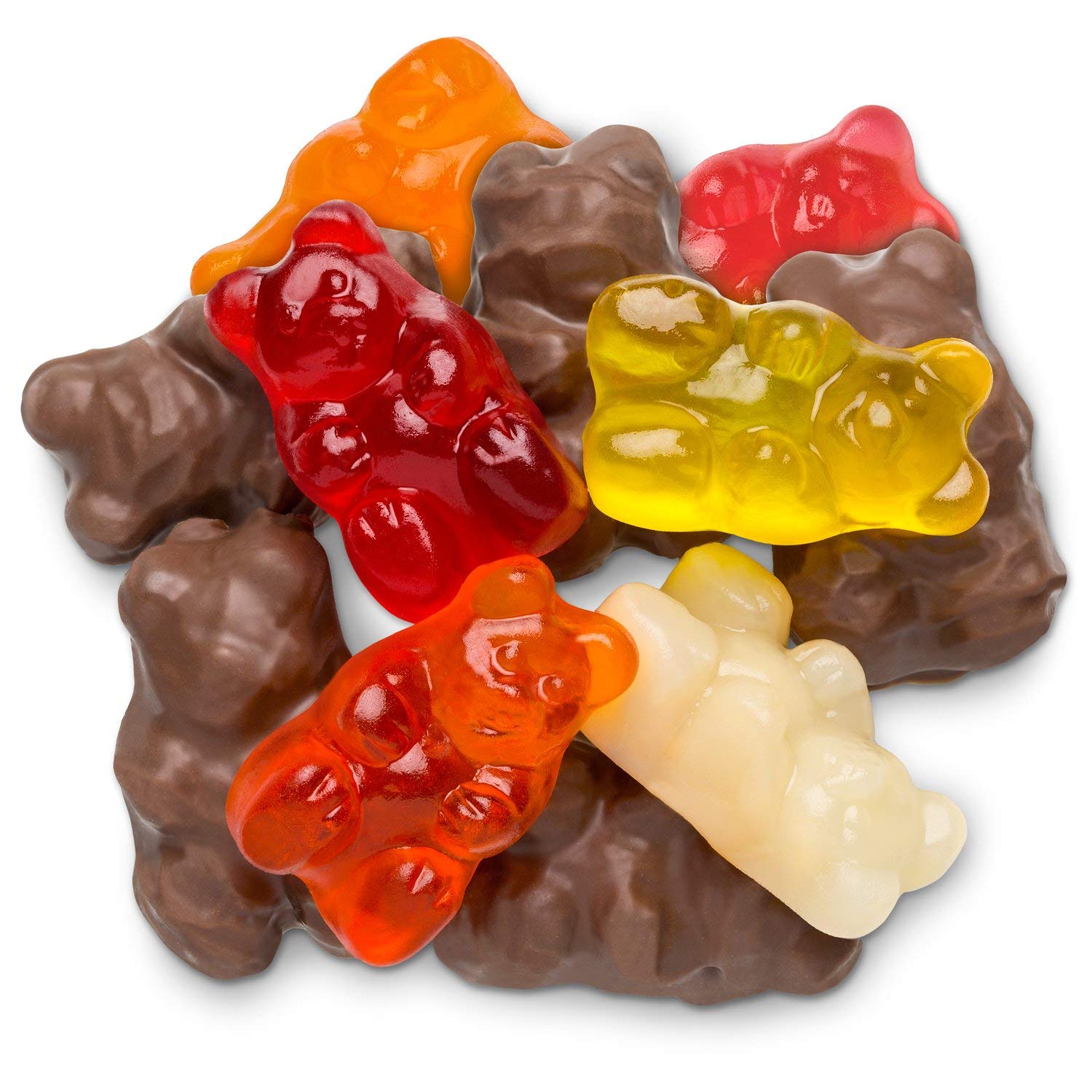 Milk Chocolate Covered Gummi Bears: 2.25 LBS