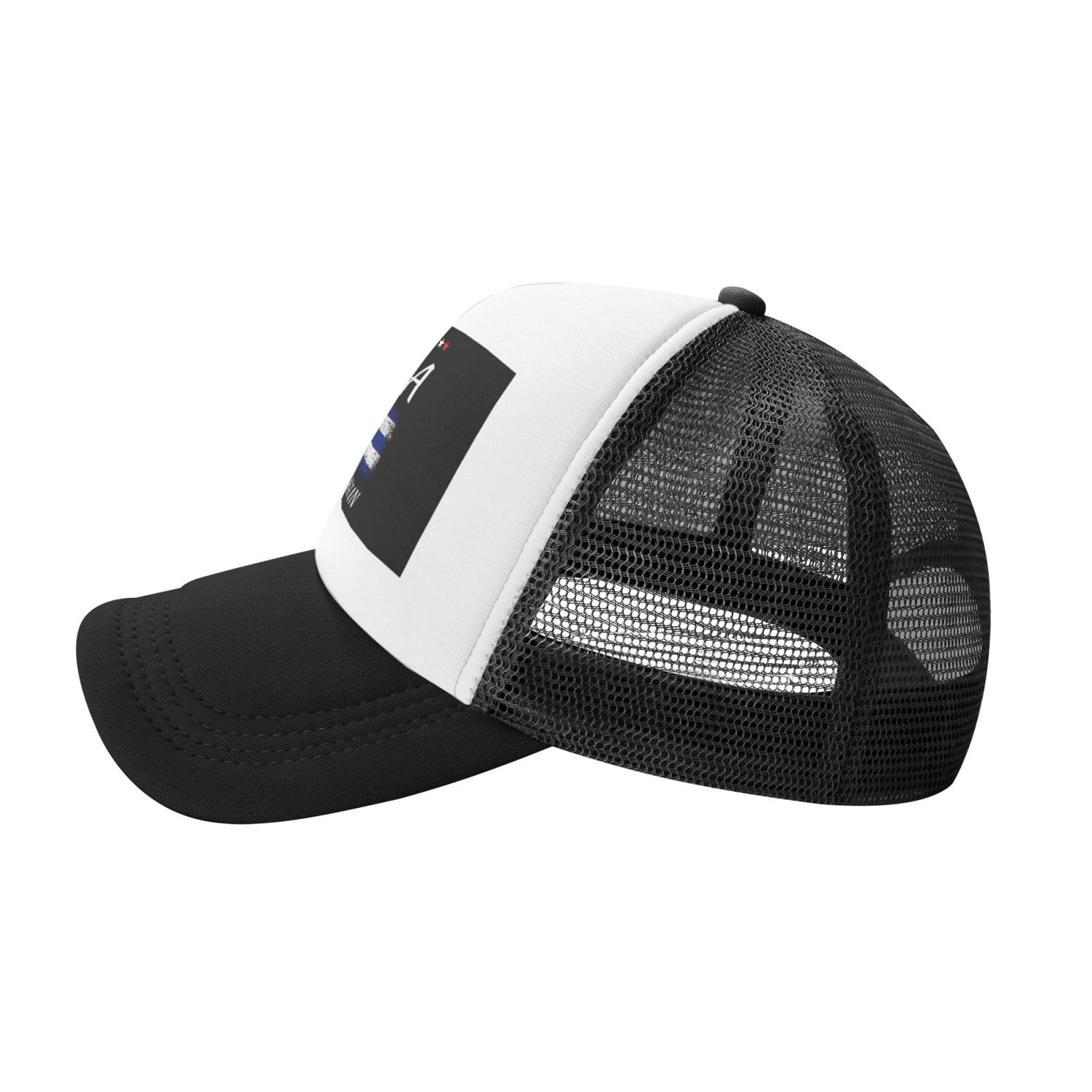 Make Cuba Great Again Adjustable Breathable Mesh Trucker Baseball Cap Unisex8 Black