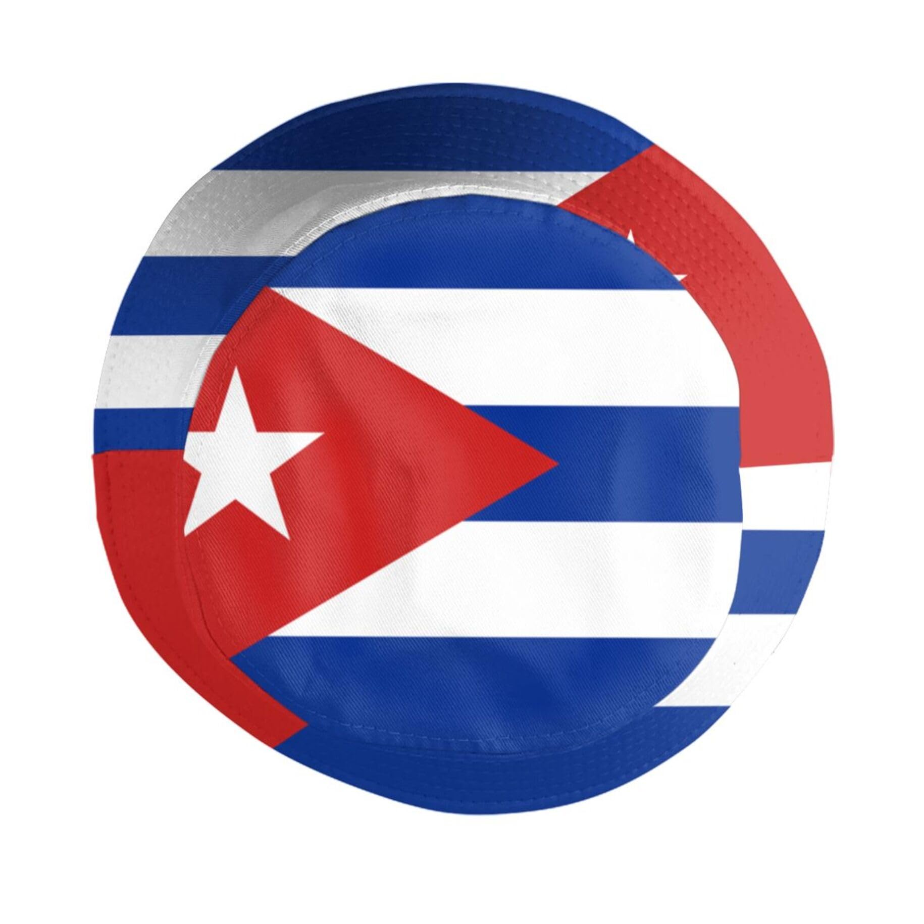 Cuba Flag Bucket Hat for Women Men Cuba Fisherman Hats Outdoor Summer Sun Protection Travel Hiking Caps