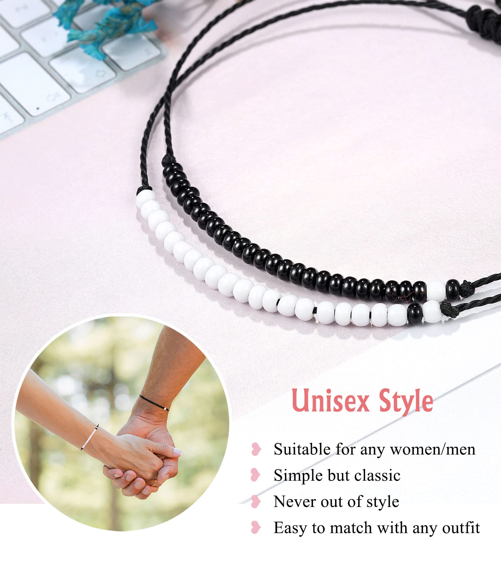 UNGENT THEM Valentines Day Gifts for Her Girlfriend Bracelet Gift Ideas Love My Girlfriend Gf Christmas Anniversary Birthday Romantic I Love You Gifts for Women Girlfriends Fiance