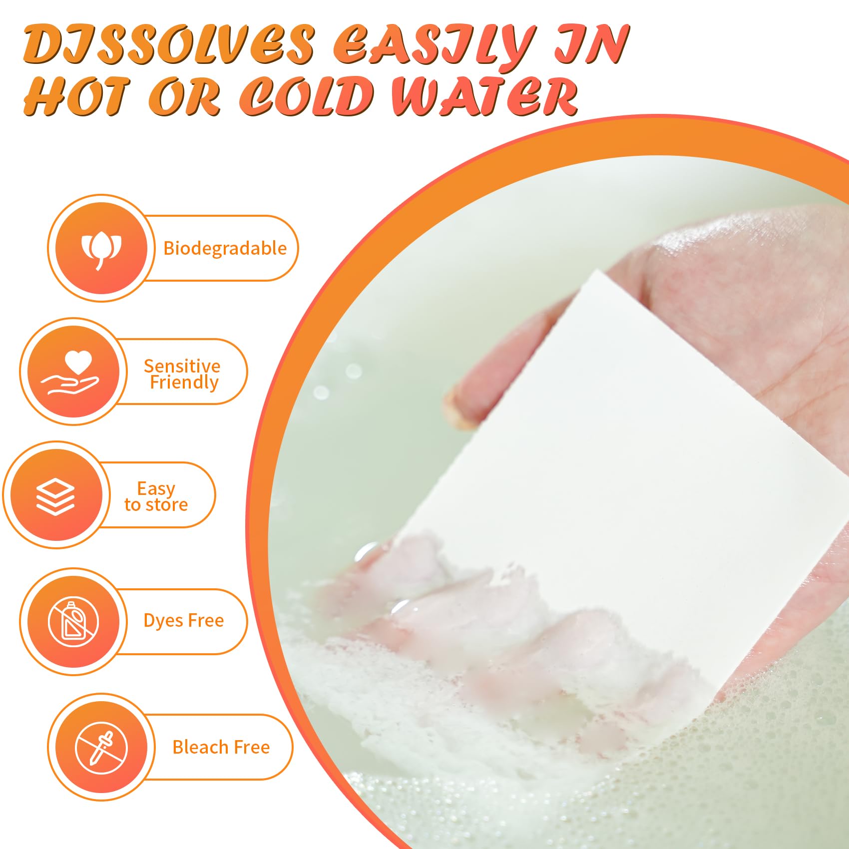 Laundry Detergent Sheets 100 Loads(50 Sheet),Travel Laundry Detergent Sheet,Eco-Friendly Hyperconcentraction Laundry Detergent Sheets,No Plastic Washer Sheets,Fresh Linen Scent,Laundry Soap Sheets