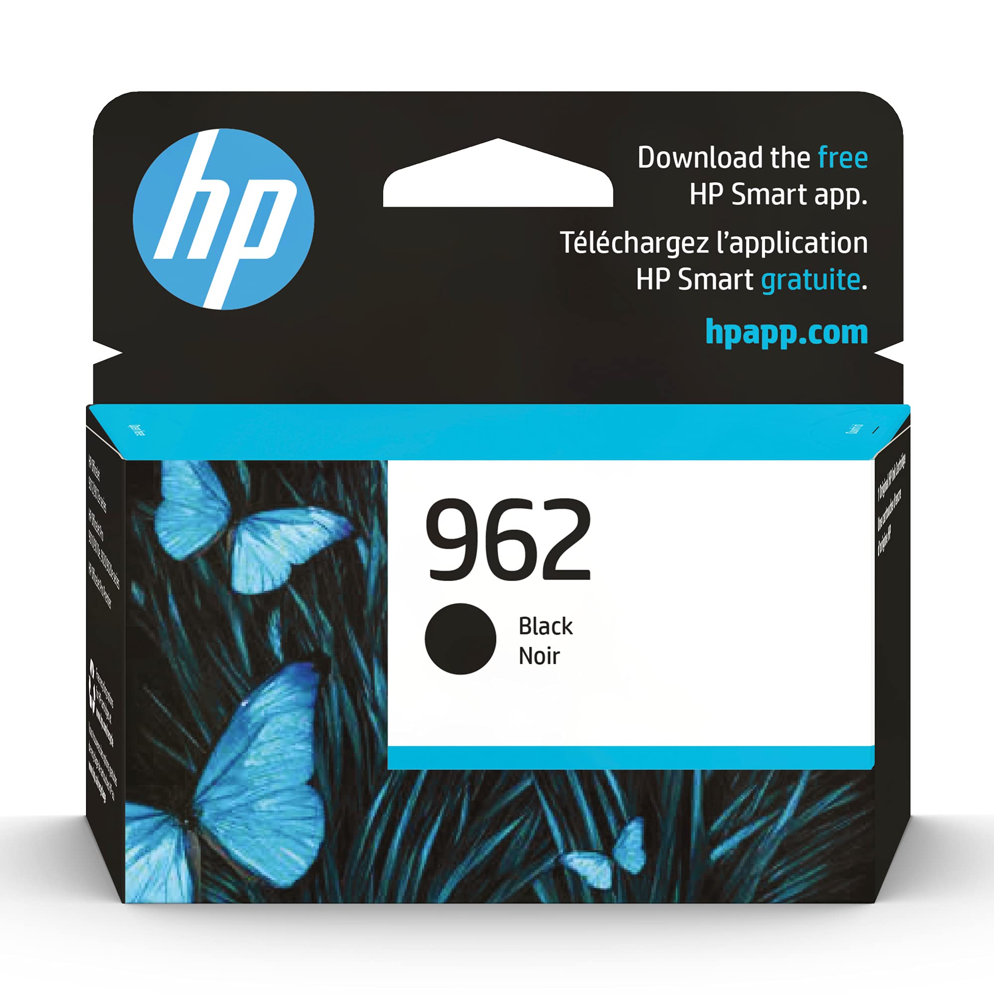 HP 962 Black Ink Cartridge | Works with HP OfficeJet 9010 Series, HP OfficeJet Pro 9010, 9020 Series | Eligible for Instant Ink | 3HZ99AN
