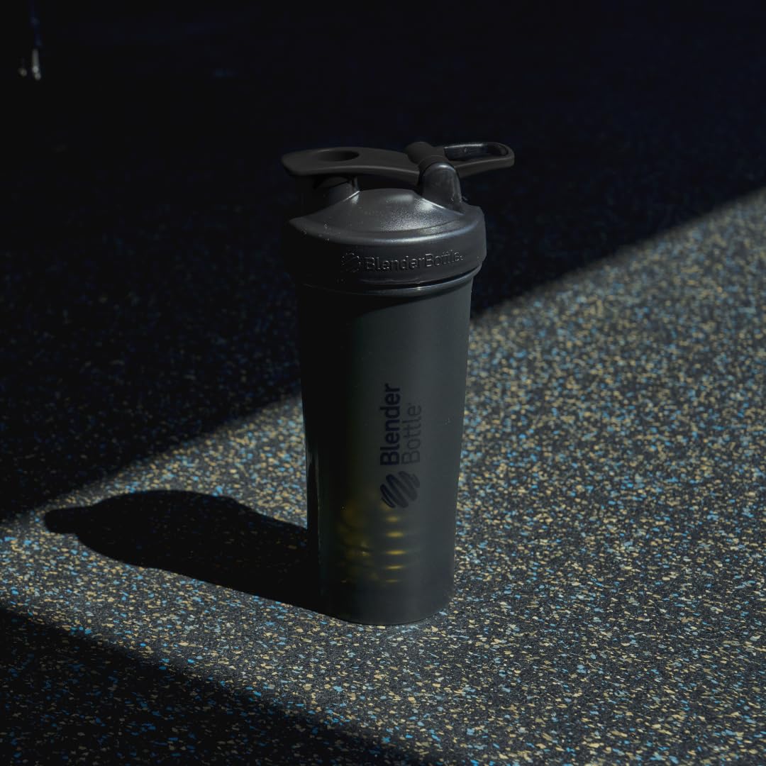 BlenderBottle Classic V2 Shaker Bottle Perfect for Protein Shakes and Pre Workout, 20-Ounce (3 Pack), Black, Navy, Pink