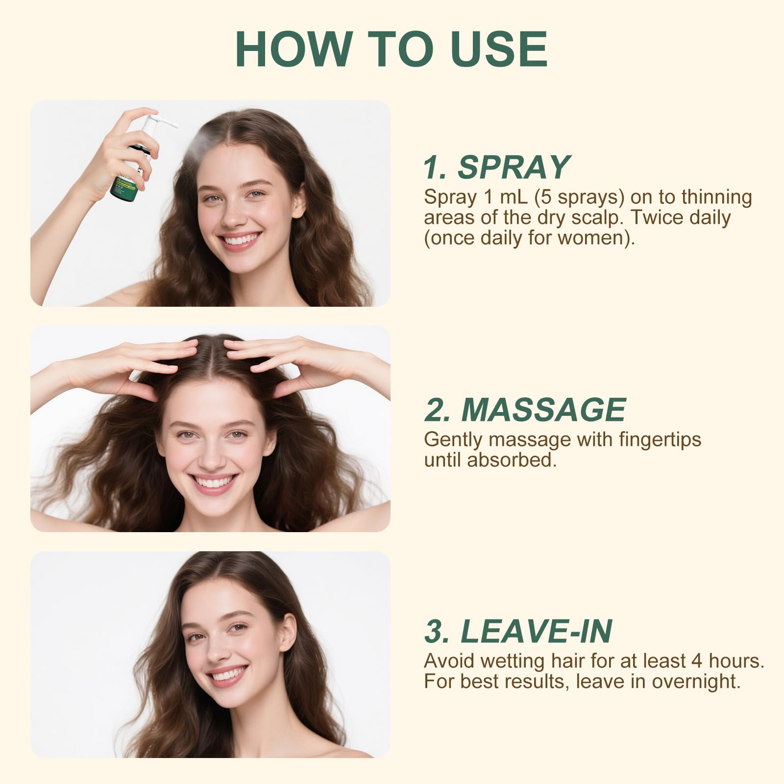 5% Minoxidil Hair Growth for Men and Women, Extra Strength Minoxidil Hair Loss Treatment Serum with Biotin & Herbal Extracts for Faster Thicker Stronger Hair Growth 60mL