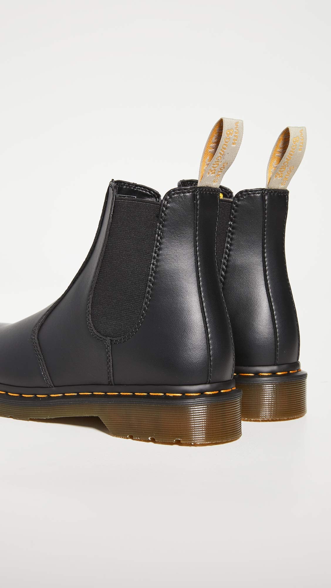 Dr. Martens Men's 2976 Felix Rub Off Chelsea Boot, Black, 13 Men/14 Women US