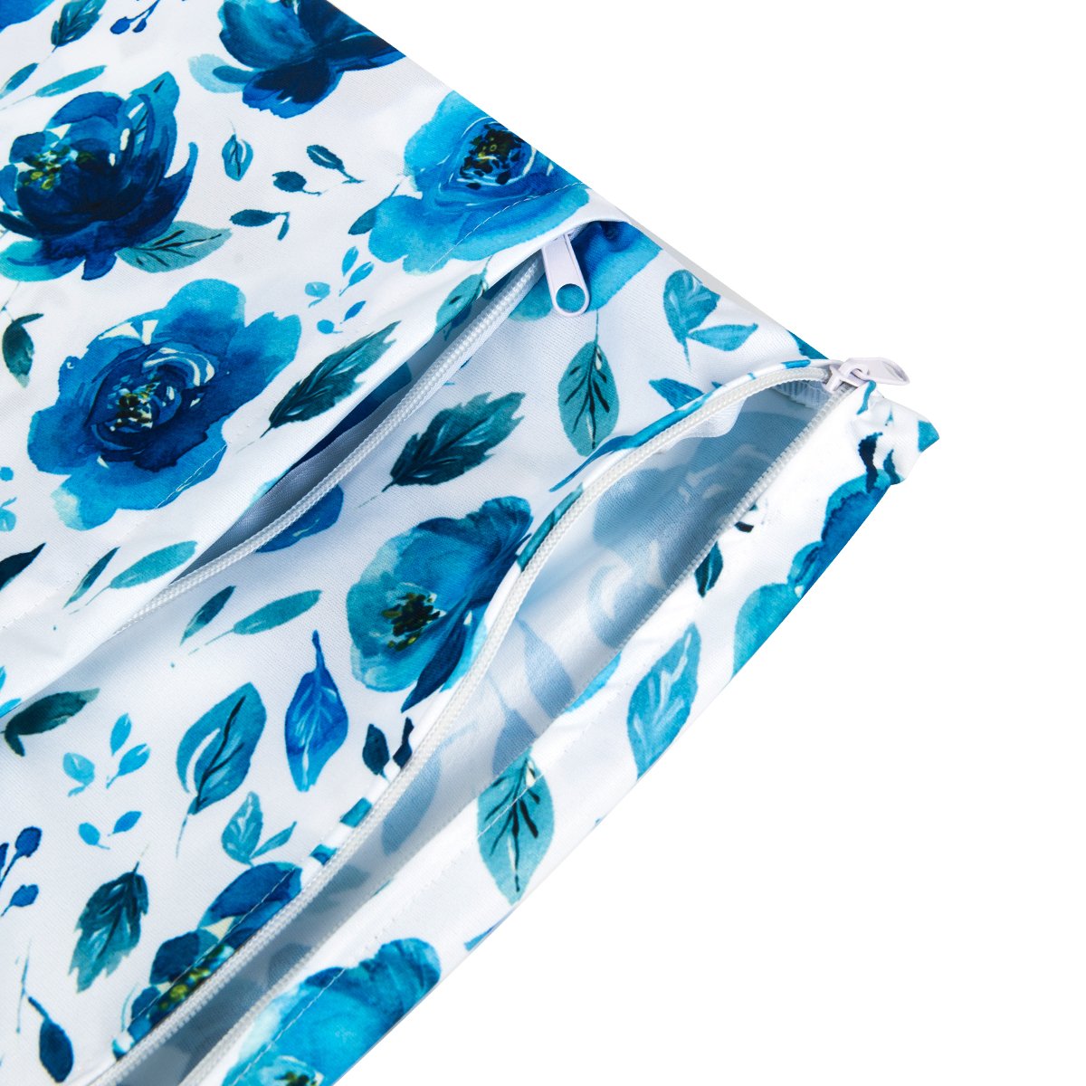 ALVA ALVABABY 2pcs Cloth Diaper Wet Dry Bags Waterproof Reusable with Two Zippered Pockets Travel Beach Pool Daycare Soiled Baby Items Yoga Gym Bag for Swimsuits or Wet Clothes L41104