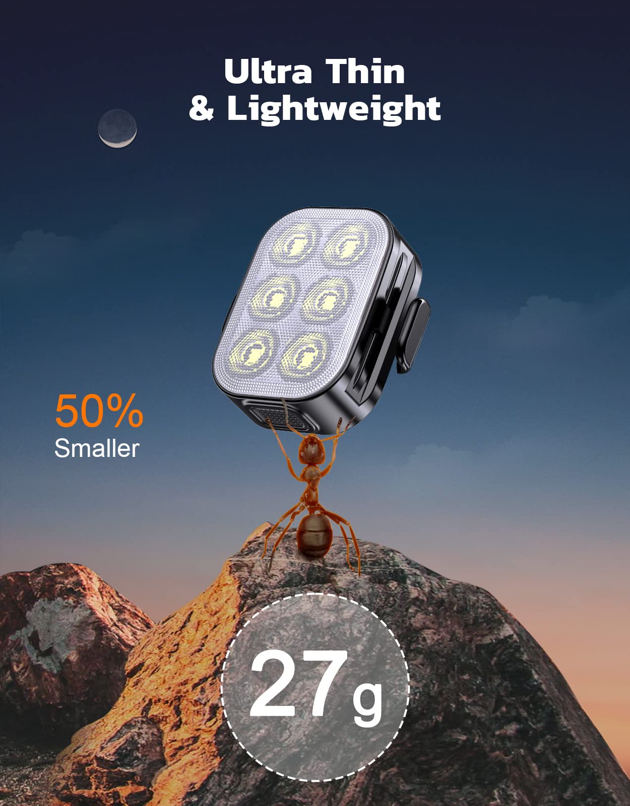 Zewdov Bike Lights for Night Riding, USB Rechargeable Bike Lights Front and Back, Waterproof IP65 Bicycle Light, 4+6 Modes Bike Headlight and Tail Light Set,1.5 Hrs Fast Charging, Easy to Install