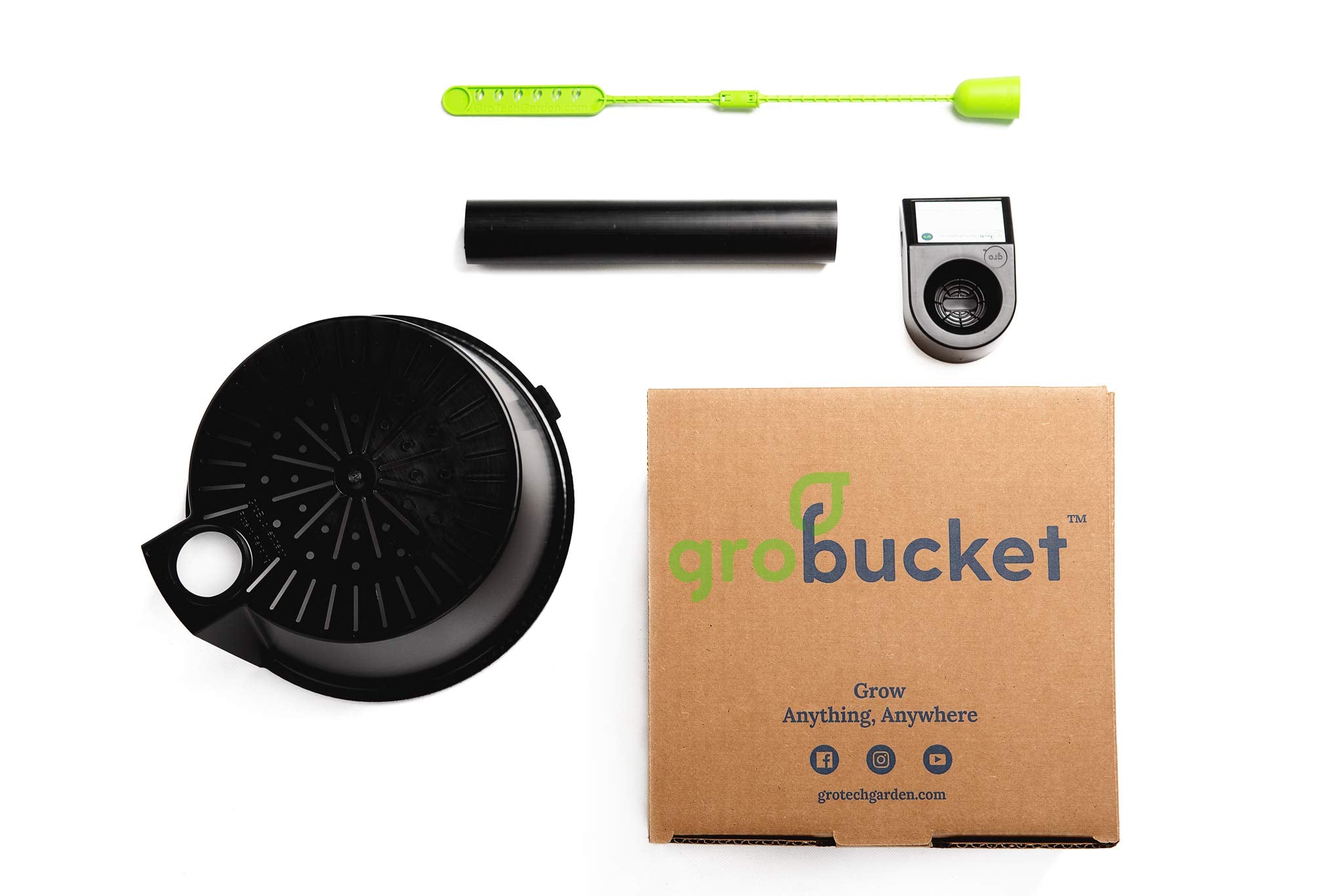 GroBucket Garden Kit (10PK) self-watering sub-irrigated planter insert. Turn any bucket into a self-watering Container Garden. Create an indoor or outdoor, space saving and portable garden in minutes.