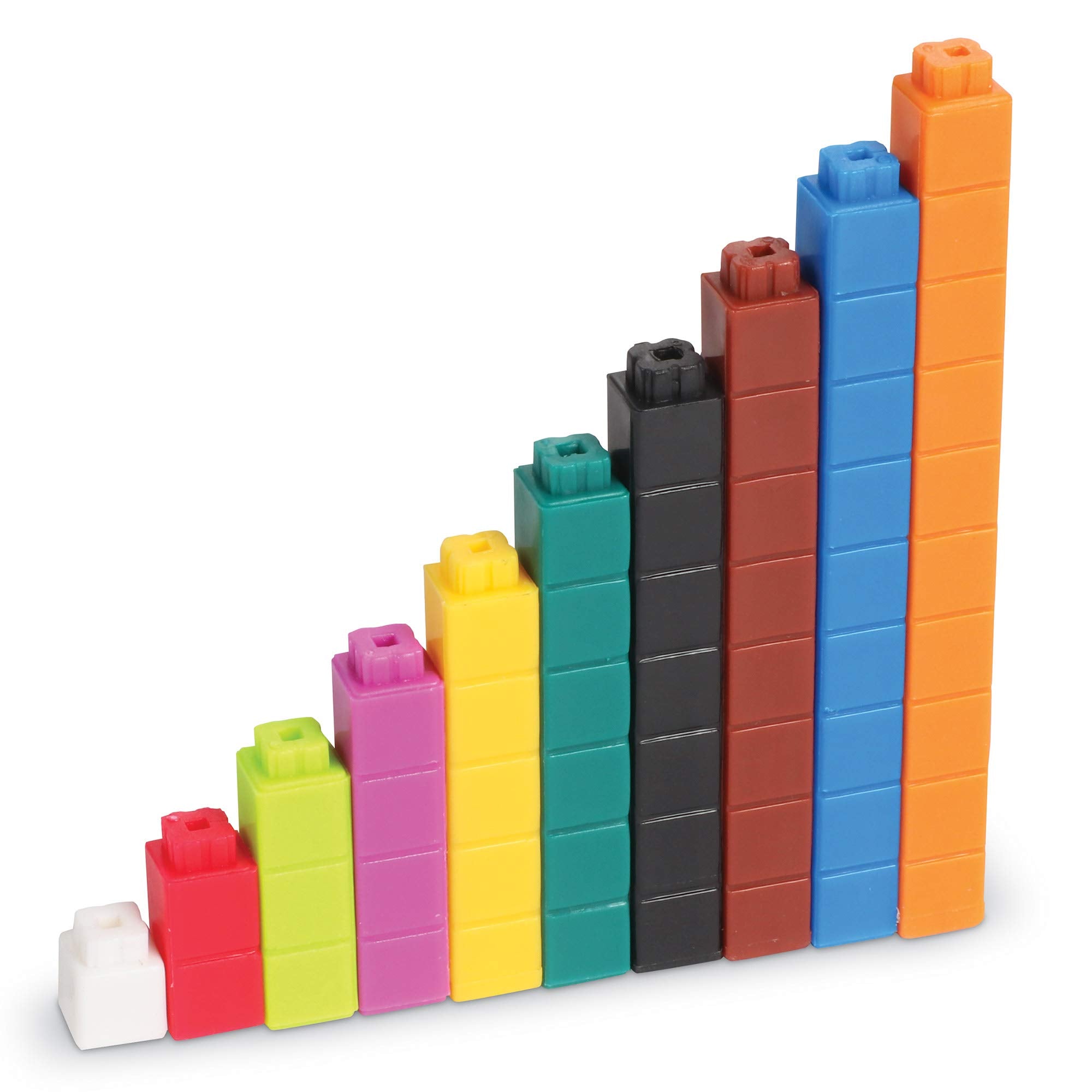Learning Resources Cuisenaire Multi-Pack Connecting Rods, 444 Rods in Trays (LER7481)