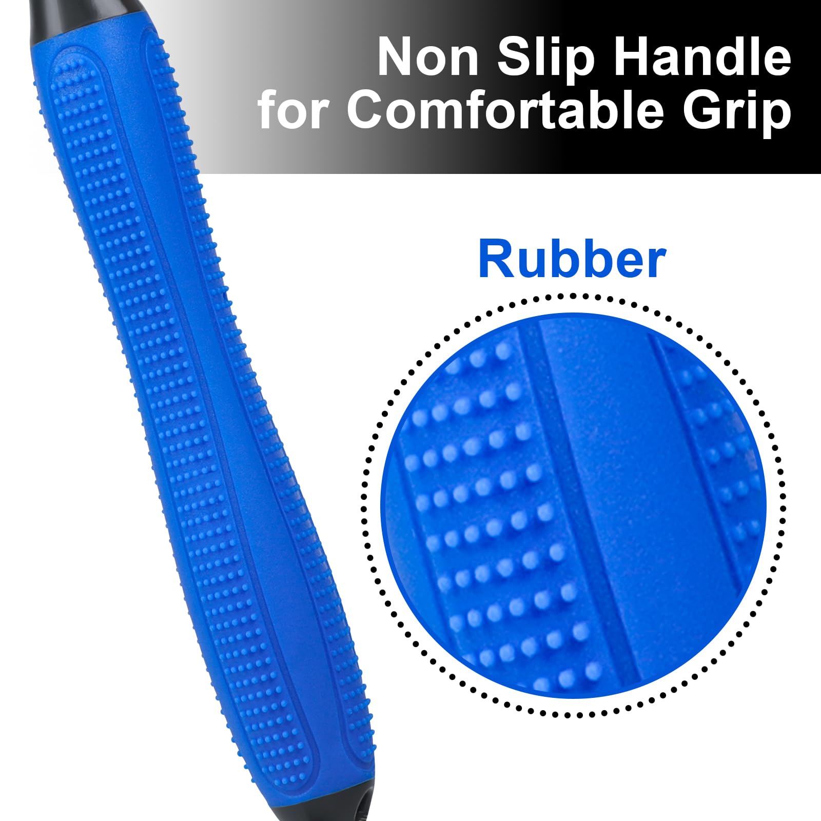 THIODOON 2 Pack Golf Club Cleaner Brush with Retractable Spike 2FT Extension Cord and Carabiner Lightweight Golf Club Groove Cleaning Brush Tool for Irons and Woods Comfortable Handle Grip
