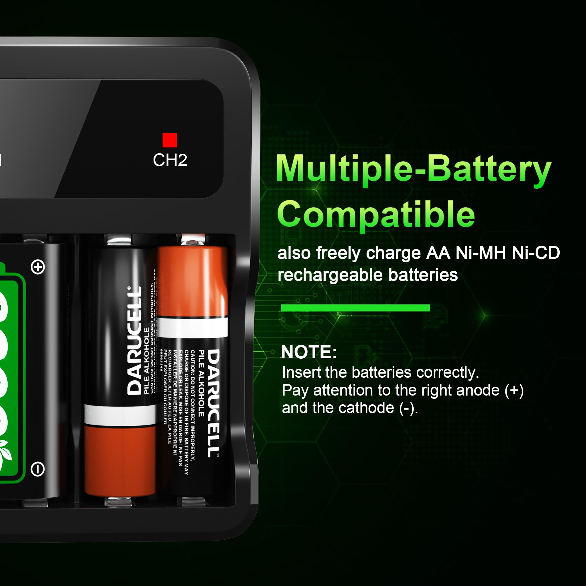 Ponkor Rechargeable Battery Packs for Xbox Series X|S/Xbox One, 2 x 6200 mWh Batteries with High-Speed Charging Station for Xbox One S/Xbox One X/Xbox One Elite Controller Battery Pack