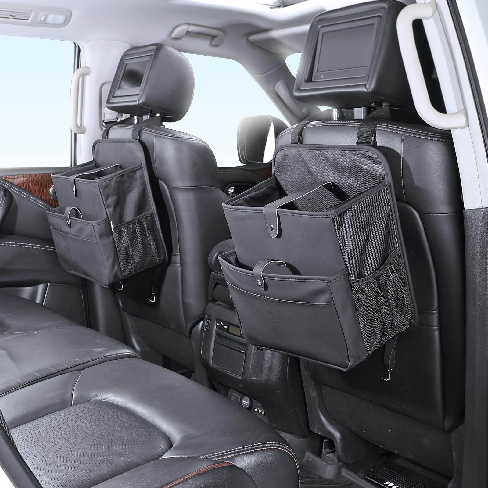 TAIKOO Front Seat Car Organizer,Car File Organizer-Hanging Letters/Legal Folders/Laptops and Tablets,Car Office Large Capacity A4 Letter Sized Document Storage Bag