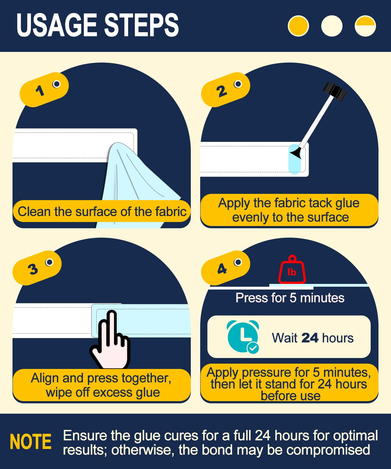 PHIXBEAR Mighty Fabric Glue Permanent in Glass Bottle with Brush, Waterproof Washable Liquid Stitch Fabric Glue, Safe, No Irritation. for Repair Clothes, Leather, Patches(1.68 fl.oz 50ml)