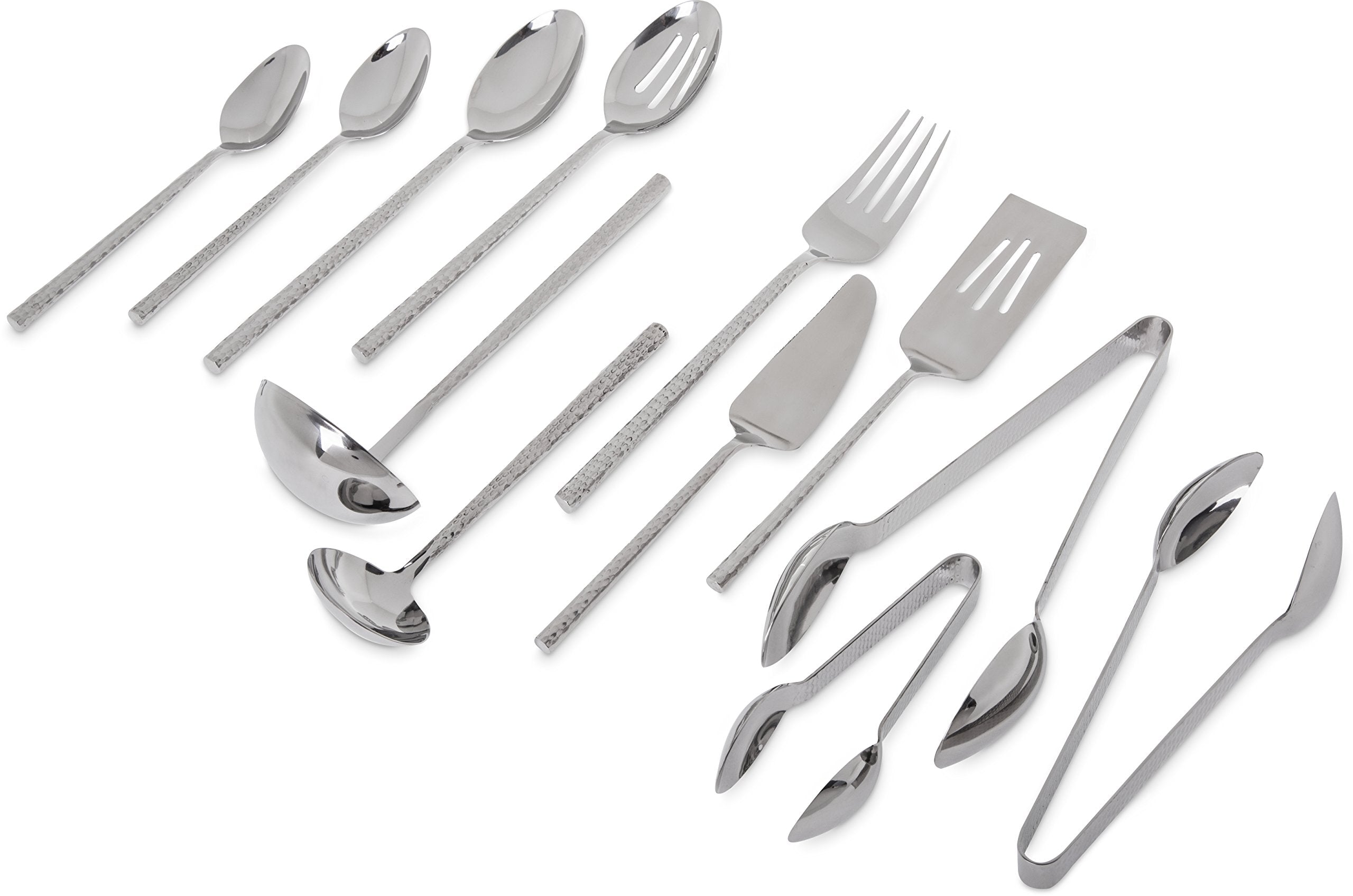 Carlisle FoodService Products CFS 60207 Hammered Stainless Steel Cake Server, 11