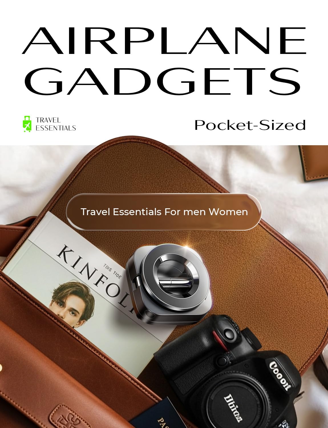 LISEN Travel Gifts for Tech Lovers Women Airplane Gadgets Travel Essentials Phone Holder MagSafe Accessories Christmas for Gifts Dad Mom Long Flight Europe Vacation Essentials Cruise Essentials