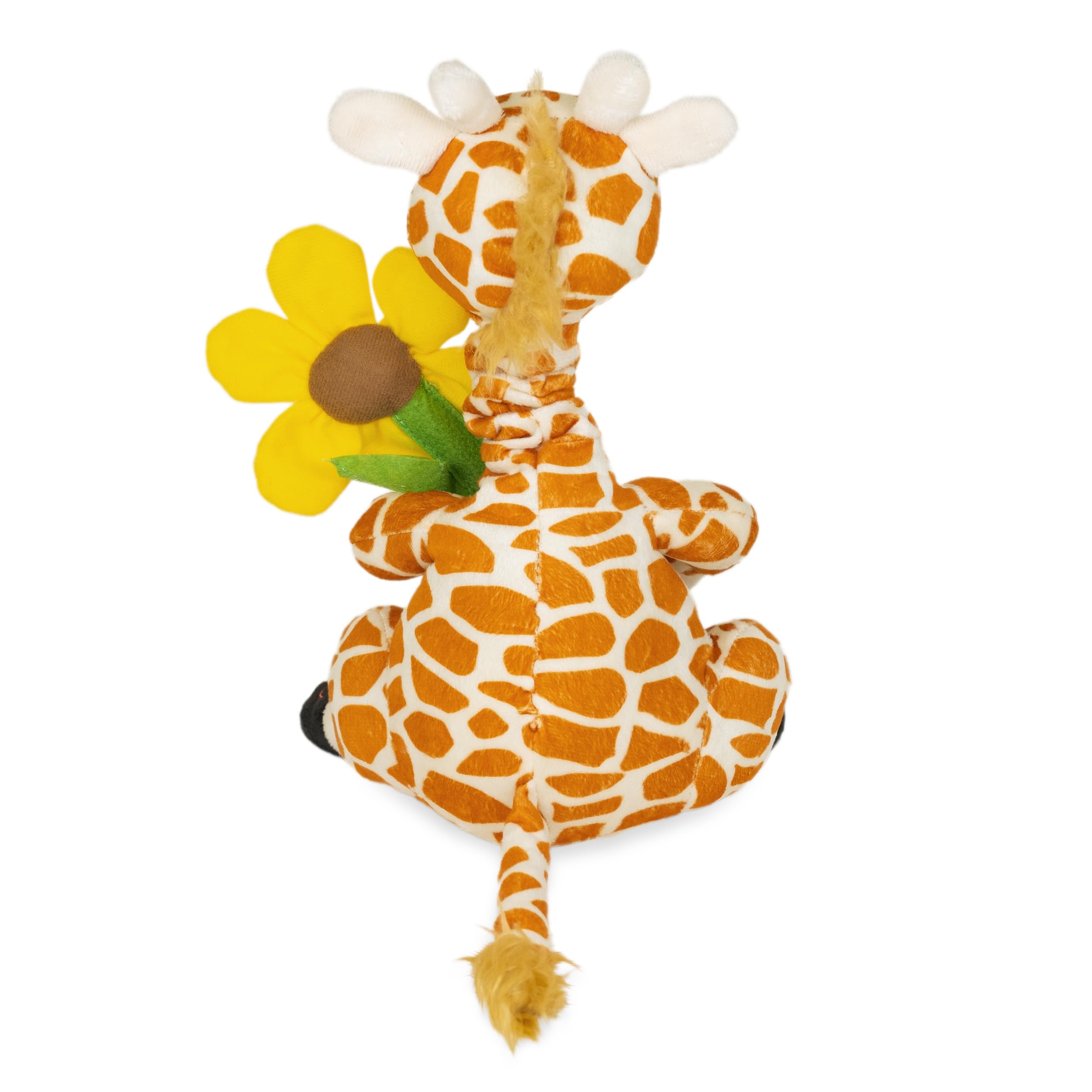 Cuddle Barn - Gerry | Giraffe Animated Stuffed Animal Plush, Neck Grows and Sings Your Love Lifts Me Higher 12 inches