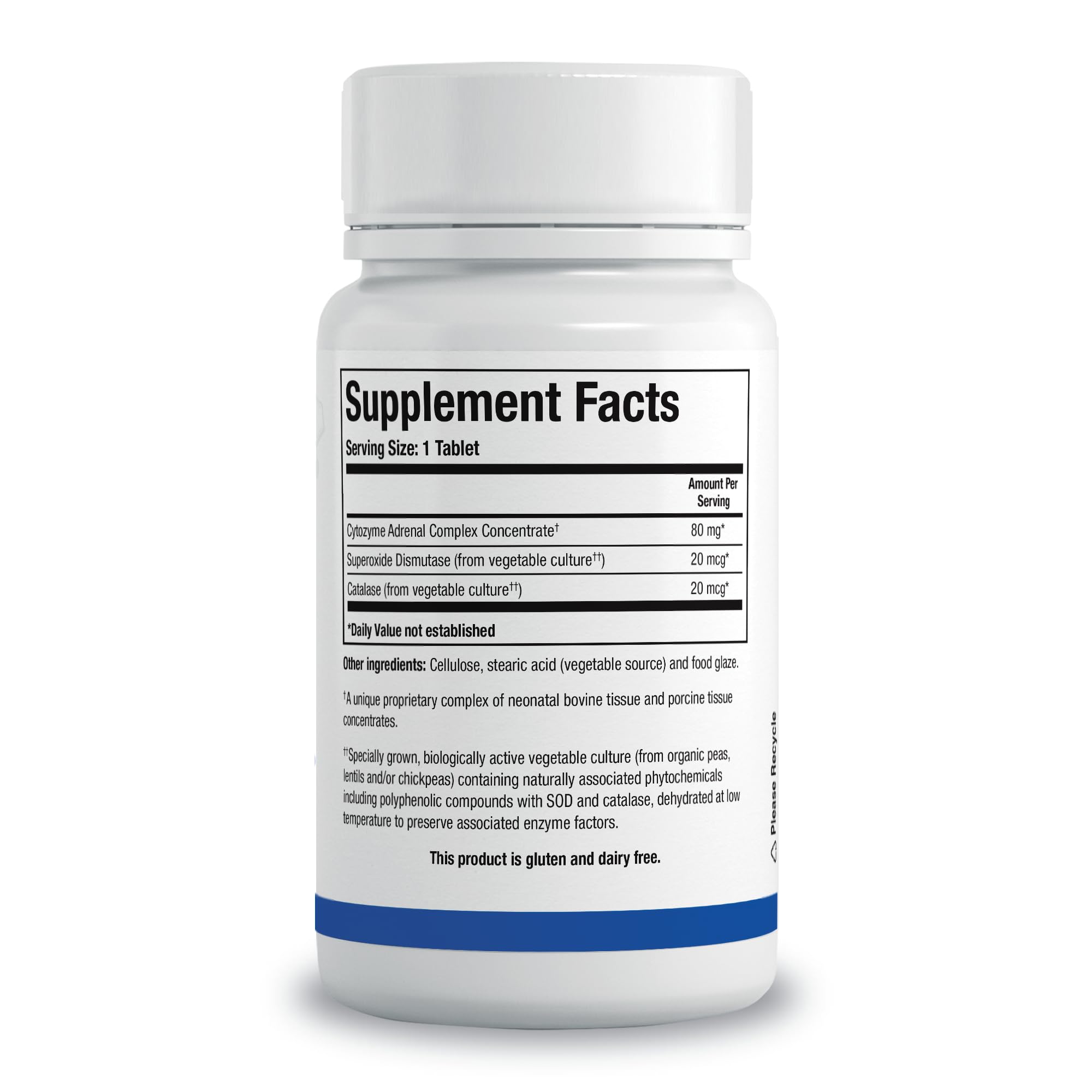 Biotics Research Cytozyme-AD™ Adrenal Support Supplement for Women & Men– Supports Healthy Adrenal Function, Normal Energy Levels & Overall Wellbeing & Promotes Calm – 180 Tablets