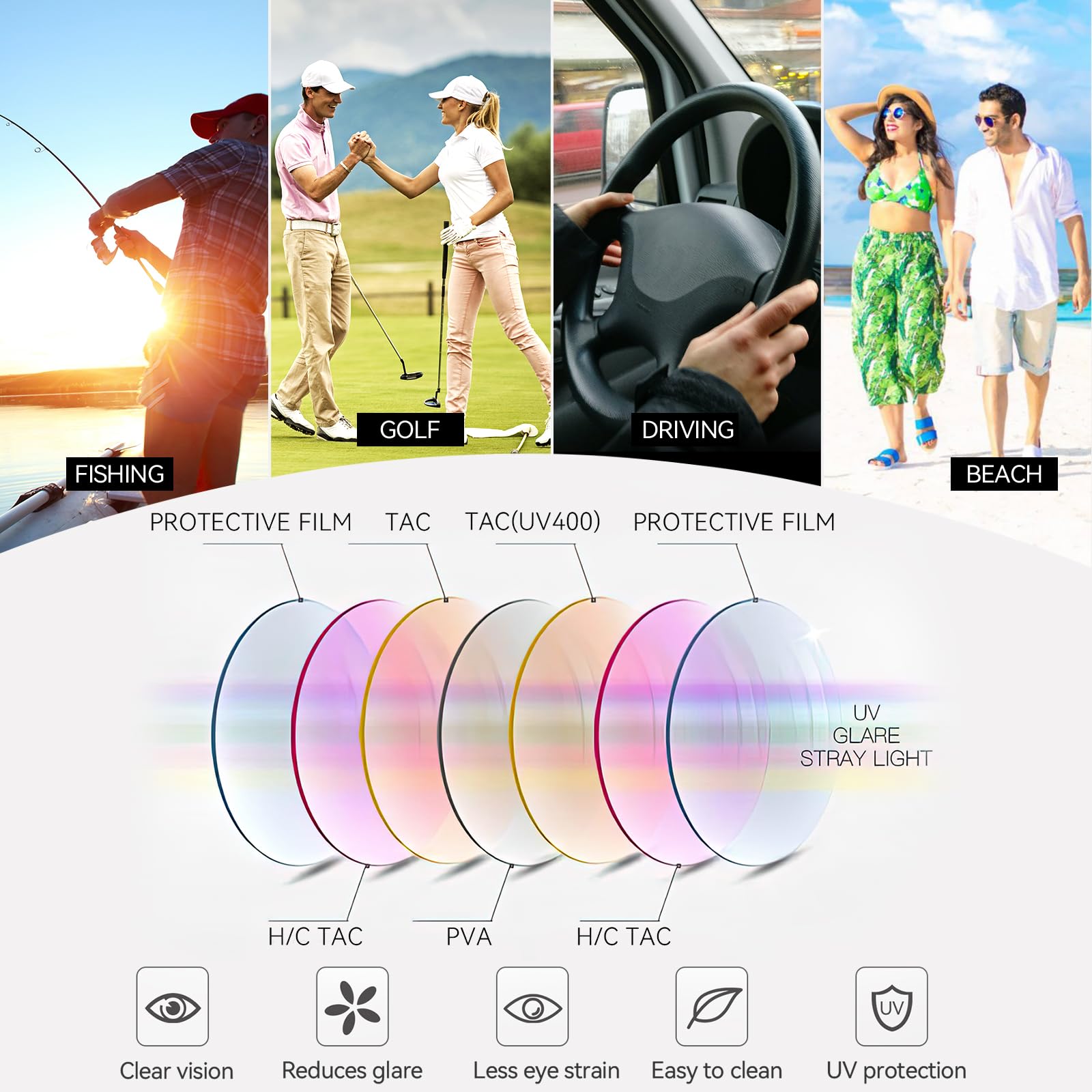 TJUTR Oversized Fit Over Sunglasses for Women Trendy Polarized Sun Glasses Over Prescription Glasses with UV400 Protection