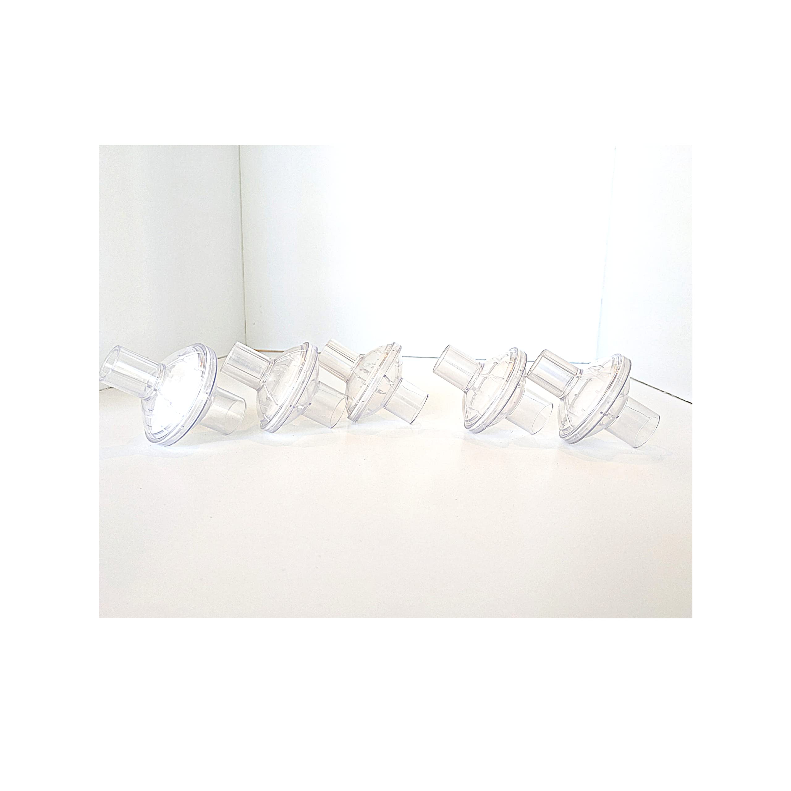 5-Packs ZNS Elements Universal in-Line Filters for CPAP/BiPAP Hose - Filters Out Impurities and Improves Experience - Compatible with Most Machines 22MM & 15MM - 5-Packs