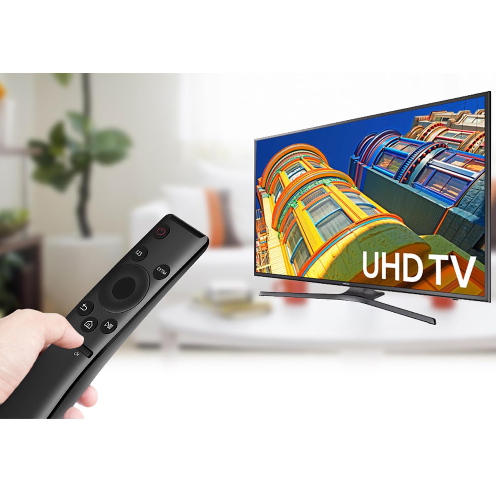 BN59-01259E Replaced Remote Compatible with Samsung TV UN40KU6290 UN65KU6290 UN40KU6290F UN55KU6290F UN60KU6290F UN70KU6290F UN50KU6290 UN55KU6290 UN60KU6290 UN43KU7000D UN49KU7000 UN70KU6290