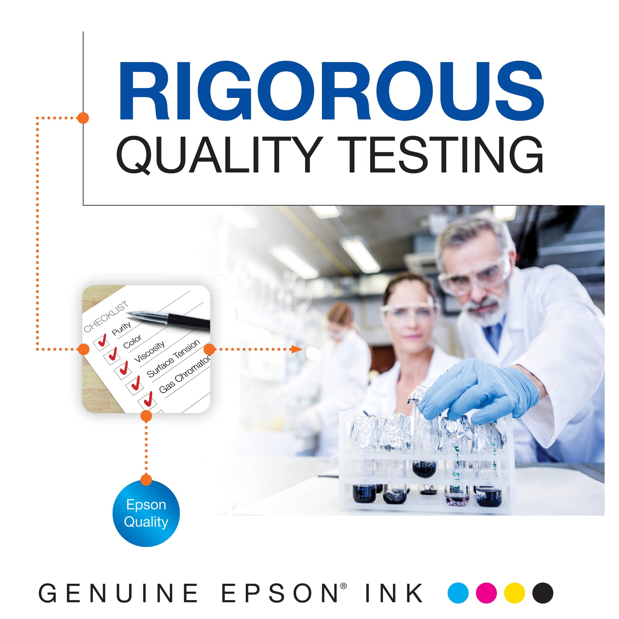 EPSON 125 DURABrite Ultra Ink Black & Color Cartridge Combo Pack For Stylus NX-125, NX-127, NX-130, NX-230, NX-420, NX-530, NX-625, WorkForce WF-320, WF-323, WF-325, WF-520