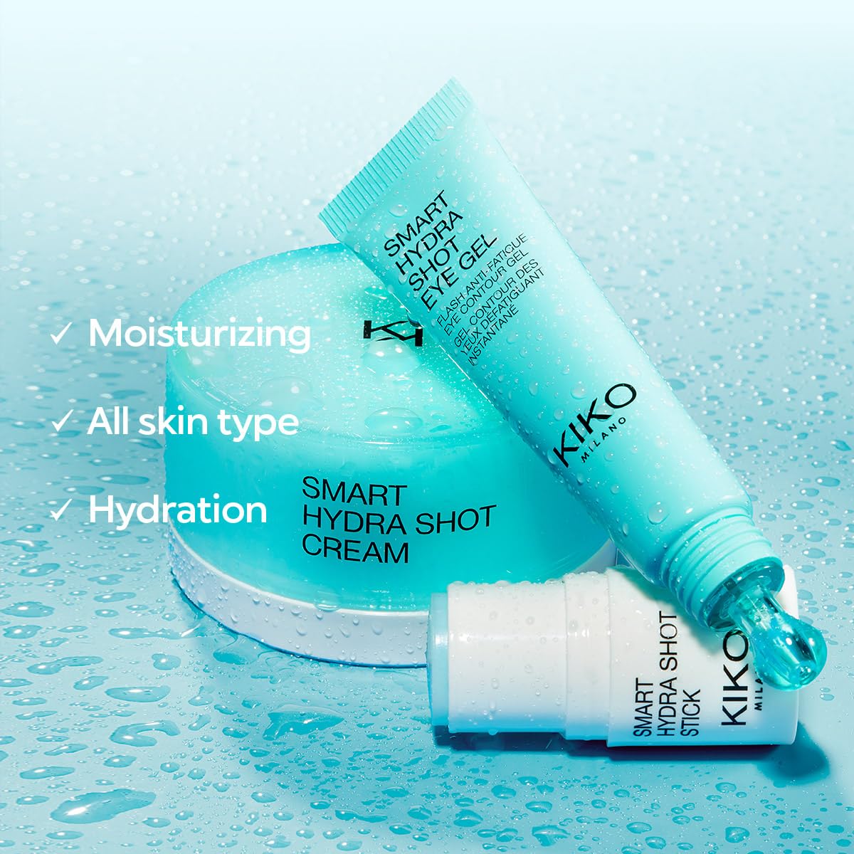 KIKO Milano Smart Hydrashot Stick | Rapid Hydration Stick For Face And Eyes