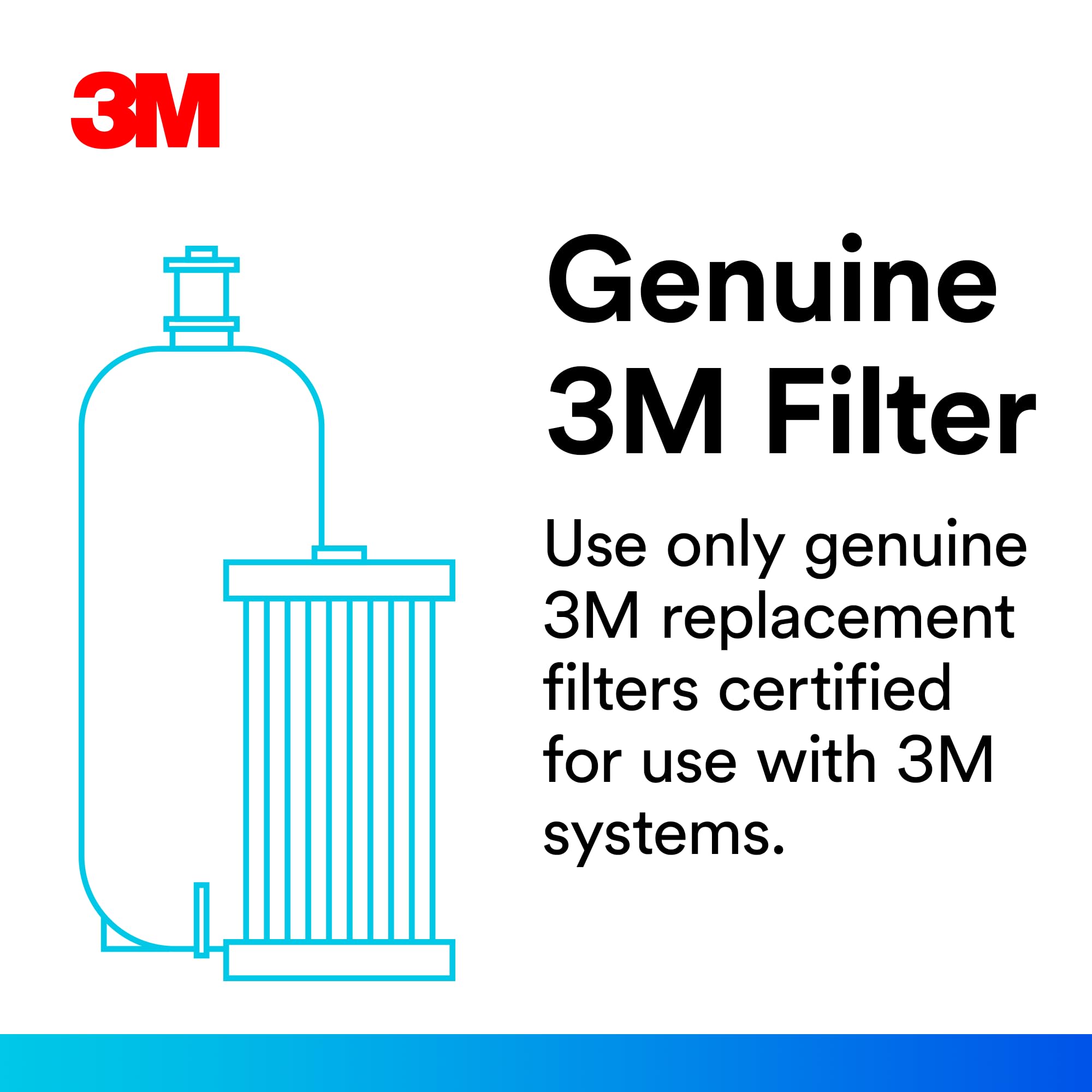 3M - HF25-S - Ice Machine Replacement Filter Cartridge Part # 5615203 , White