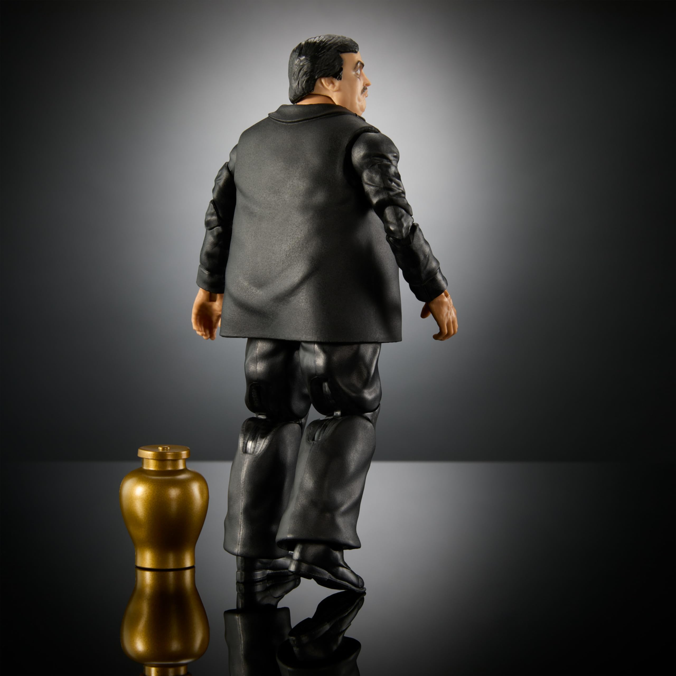 Mattel WWE Elite Action Figure & Accessories, Series #106 Paul Bearer 6-inch Collectible with 25 Articulation Points & Swappable Hands
