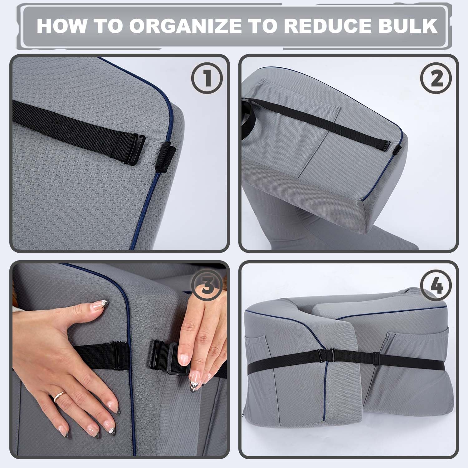 Cooloo8 Lap Desk, Reading Pillow, Laptop Pillow for Lap, Book Pillow for Reading in Bed, Arm Rest for Couch, Lap Pillow, Arm Pillows for Adults, Gaming Pillow for Lap