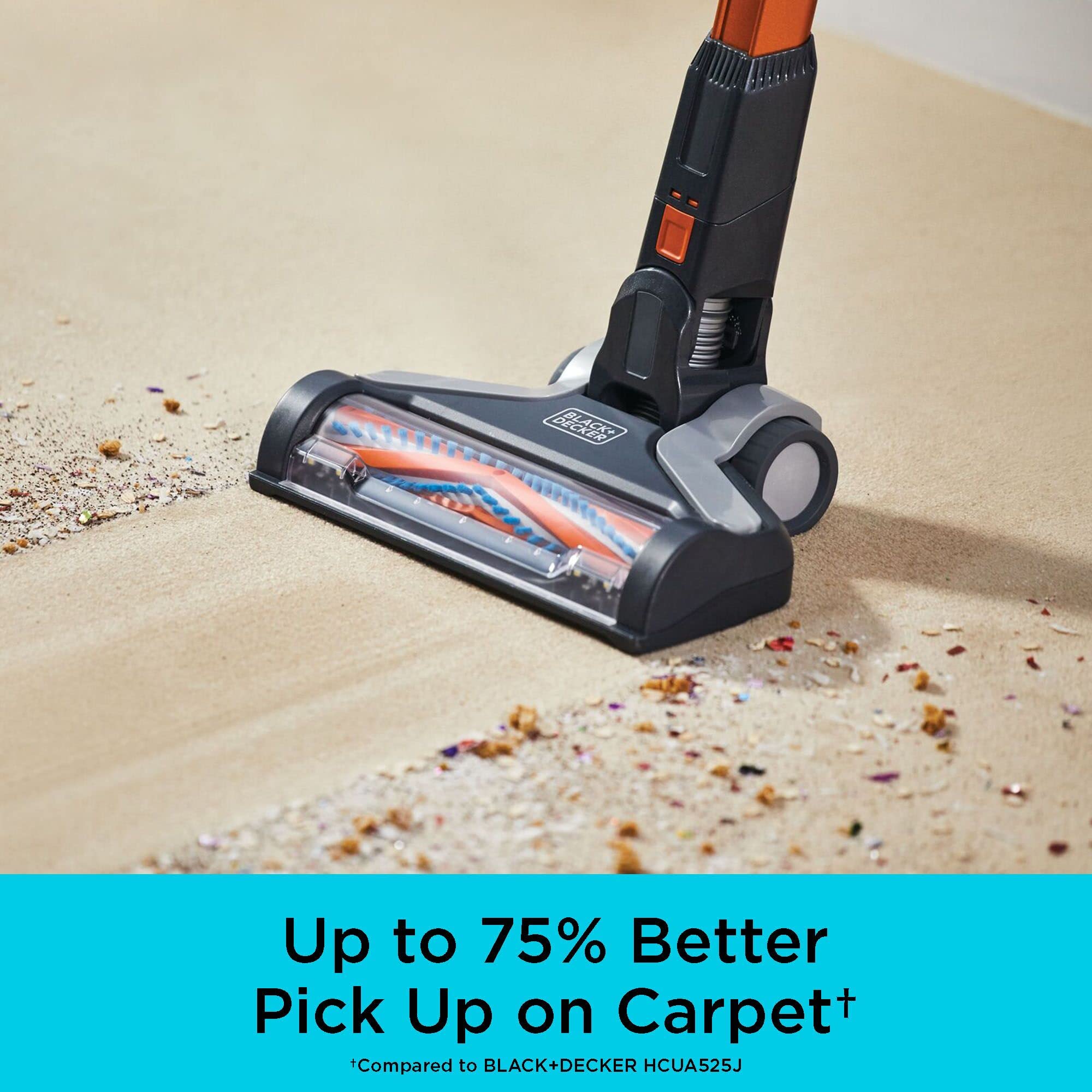 BLACK+DECKER POWERSERIES Extreme Cordless Stick Vacuum Cleaner with Removable 20V MAX Battery and Vacuum Accessories (BSV2020)