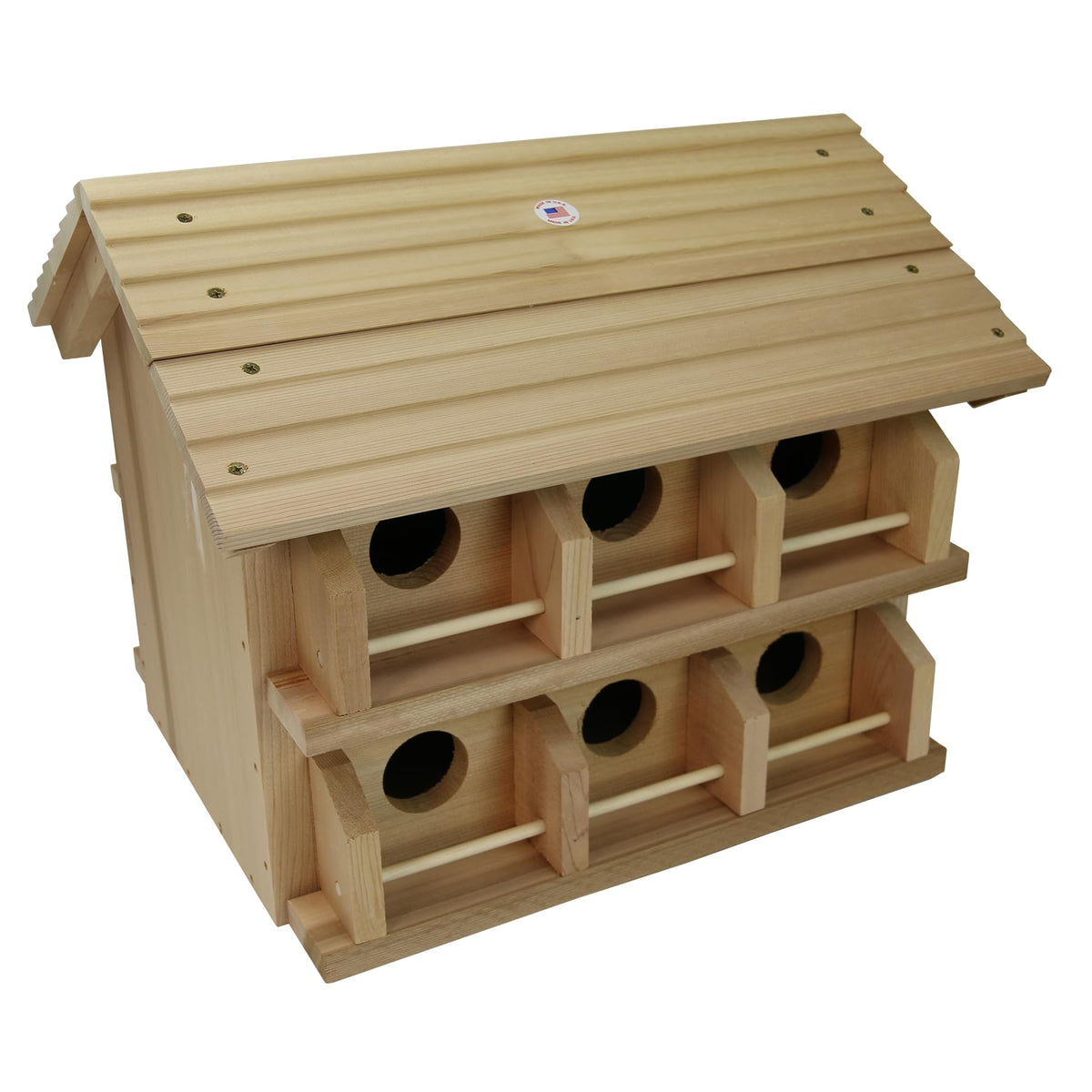 Heath Outdoor Products 297194 M-12Dp Deluxe Wood Martin House 18"x19"x17"