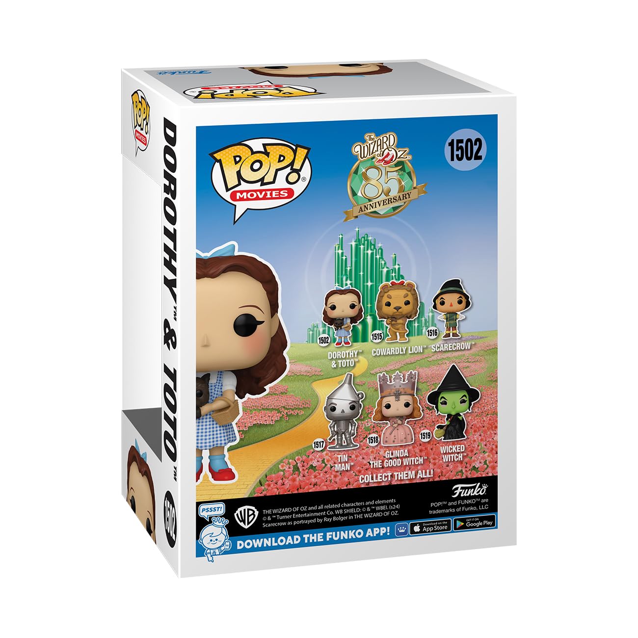 Funko POP! & Buddy: The Wizard of Oz - Dorothy Gale with Toto - Collectable Vinyl Figure - Gift Idea - Official Merchandise - for Kids & Adults - Movies Fans - Model Figure for Collectors and Display