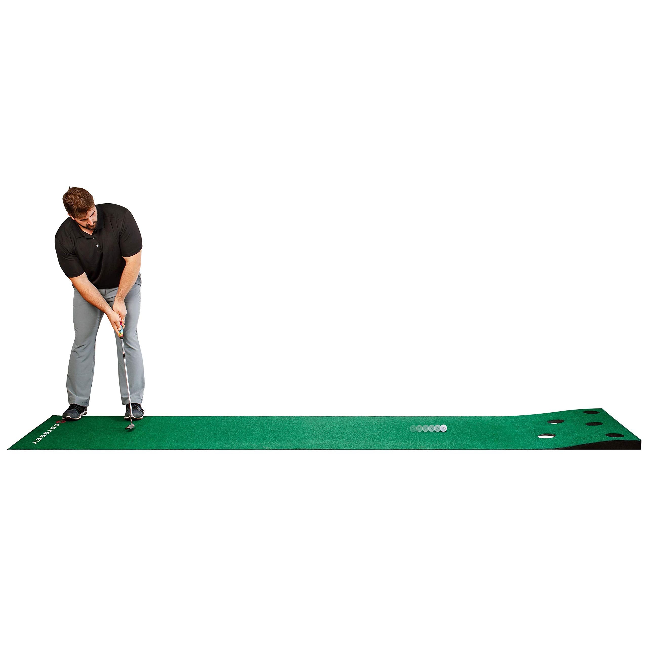 Callaway Odyssey 12 Ft. Indoor Putting Green Golf Mat Golf Putting Training Aid