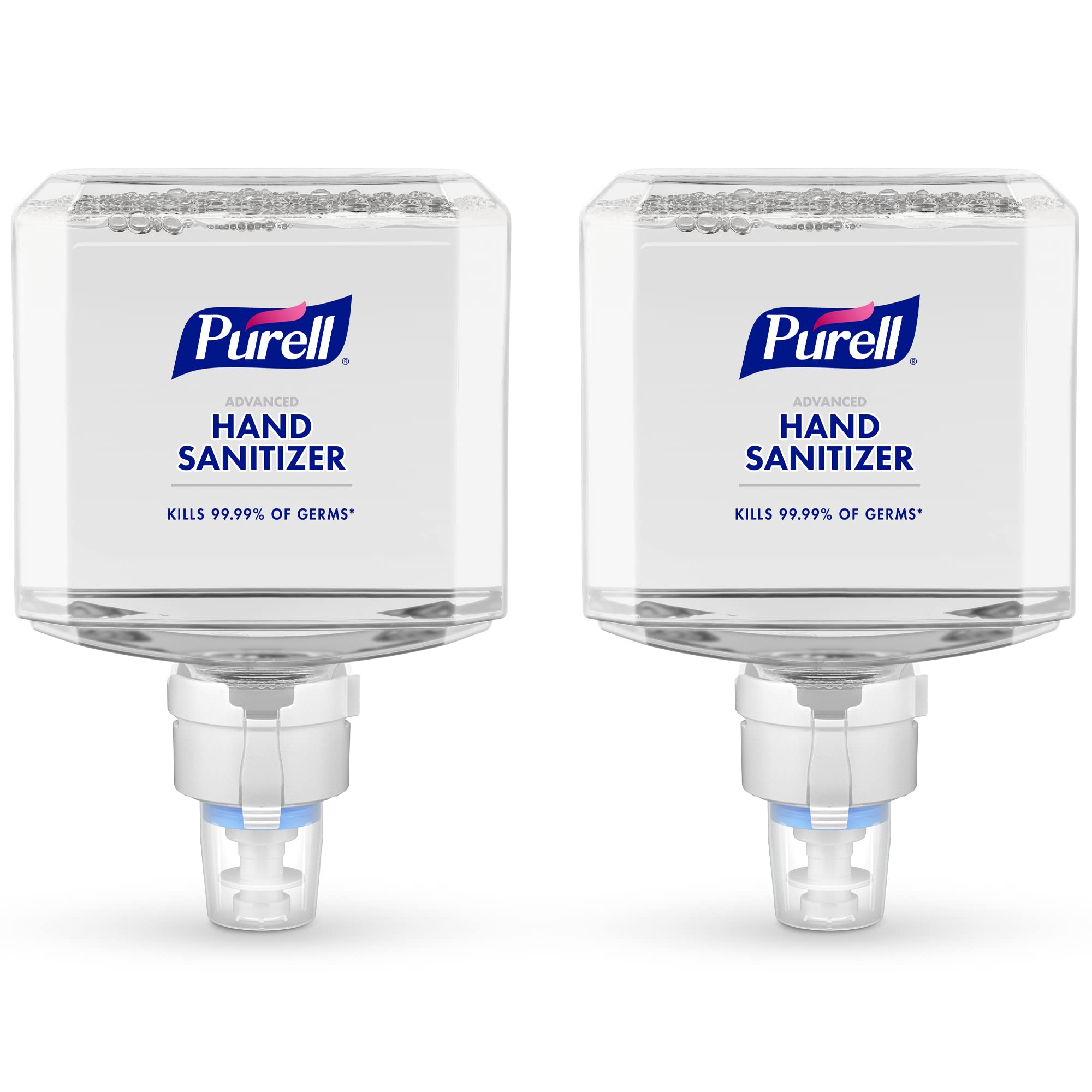 PURELL Advanced Hand Sanitizer Foam, Clean Scent, 1200 mL Refill for PURELL ES8 Automatic Hand Sanitizer Dispenser (Pack of 2) - 7753-02