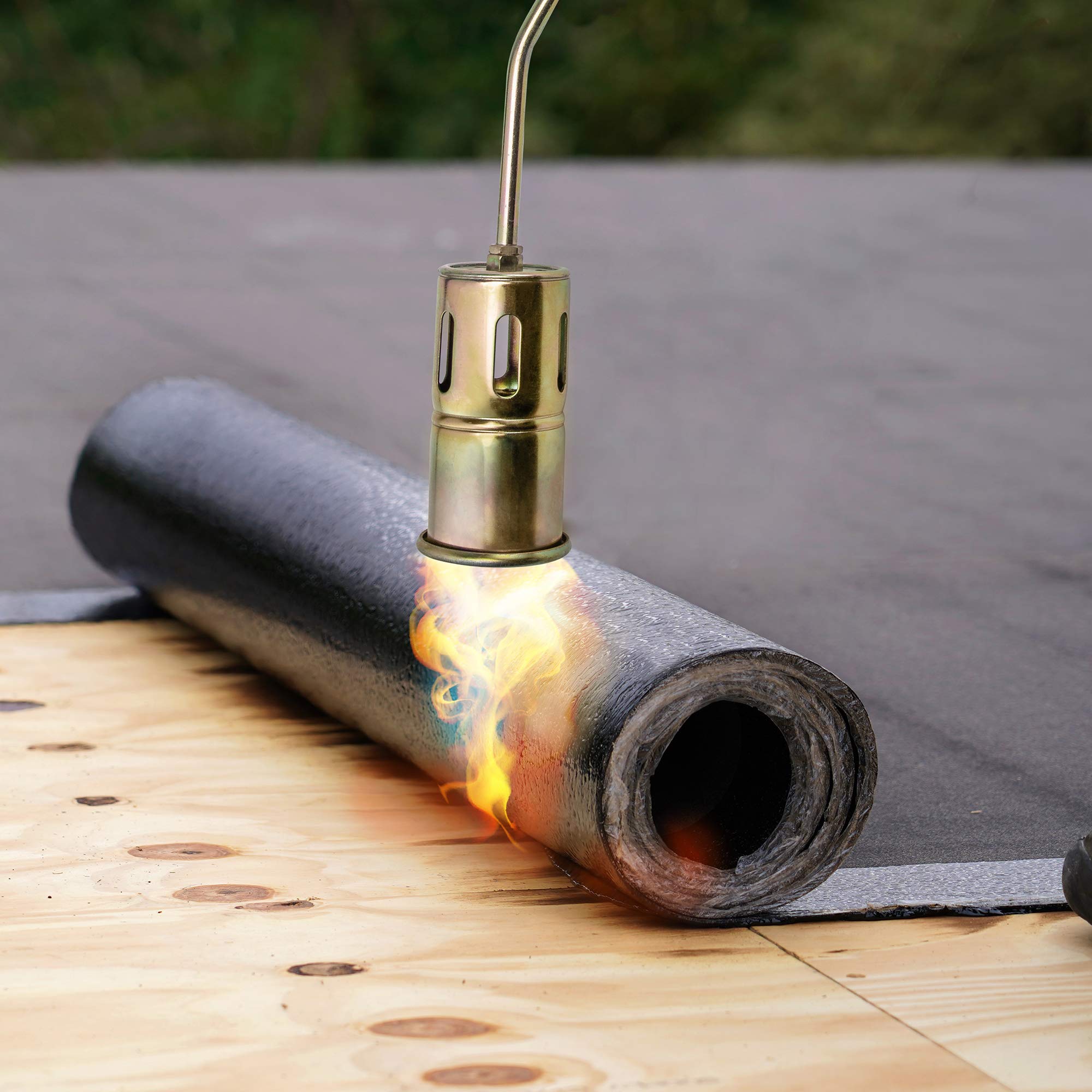 Ivation 320,000 BTU Propane Torch, Heavy Duty Weed Burner, Extra Long 12’ Hose, Adjustable Flame Control, Outdoor Weed Killer for Weeds, Snow Melting, Roofing, Roads & More