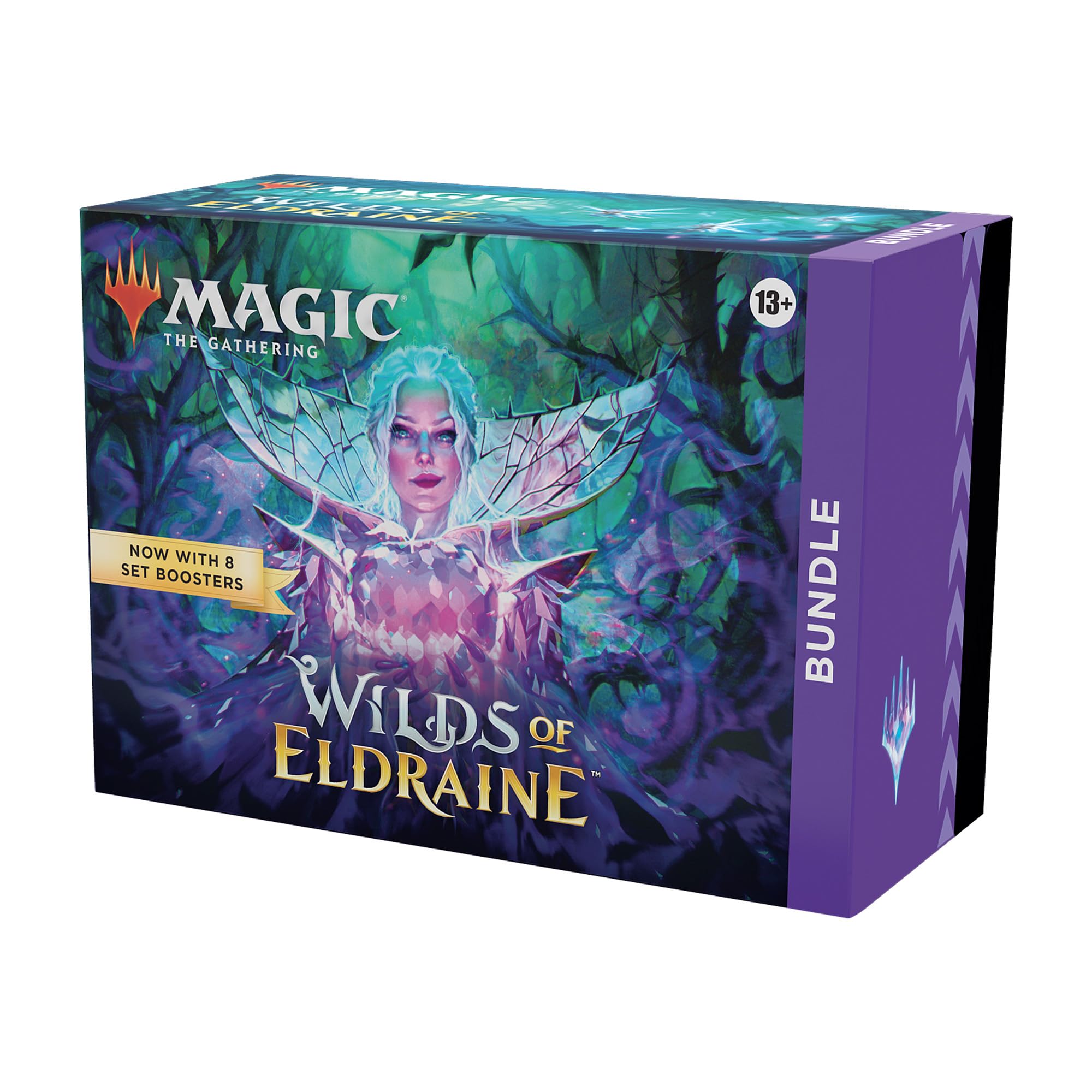 Magic The Gathering Wilds of Eldraine Bundle - 8 Set Boosters + Accessories