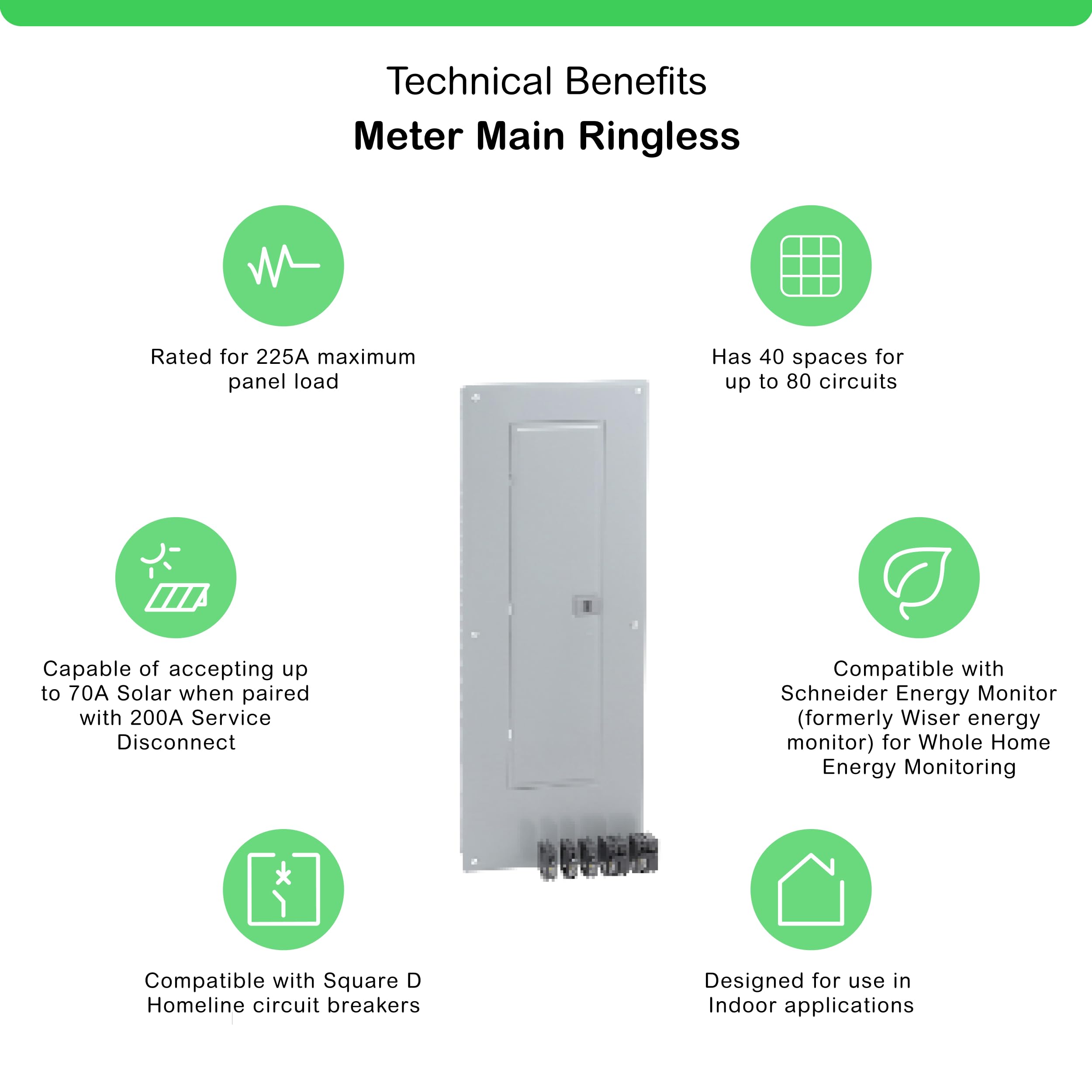 Square D - HOM4080M200PCVP 200A VALU PK Load Center