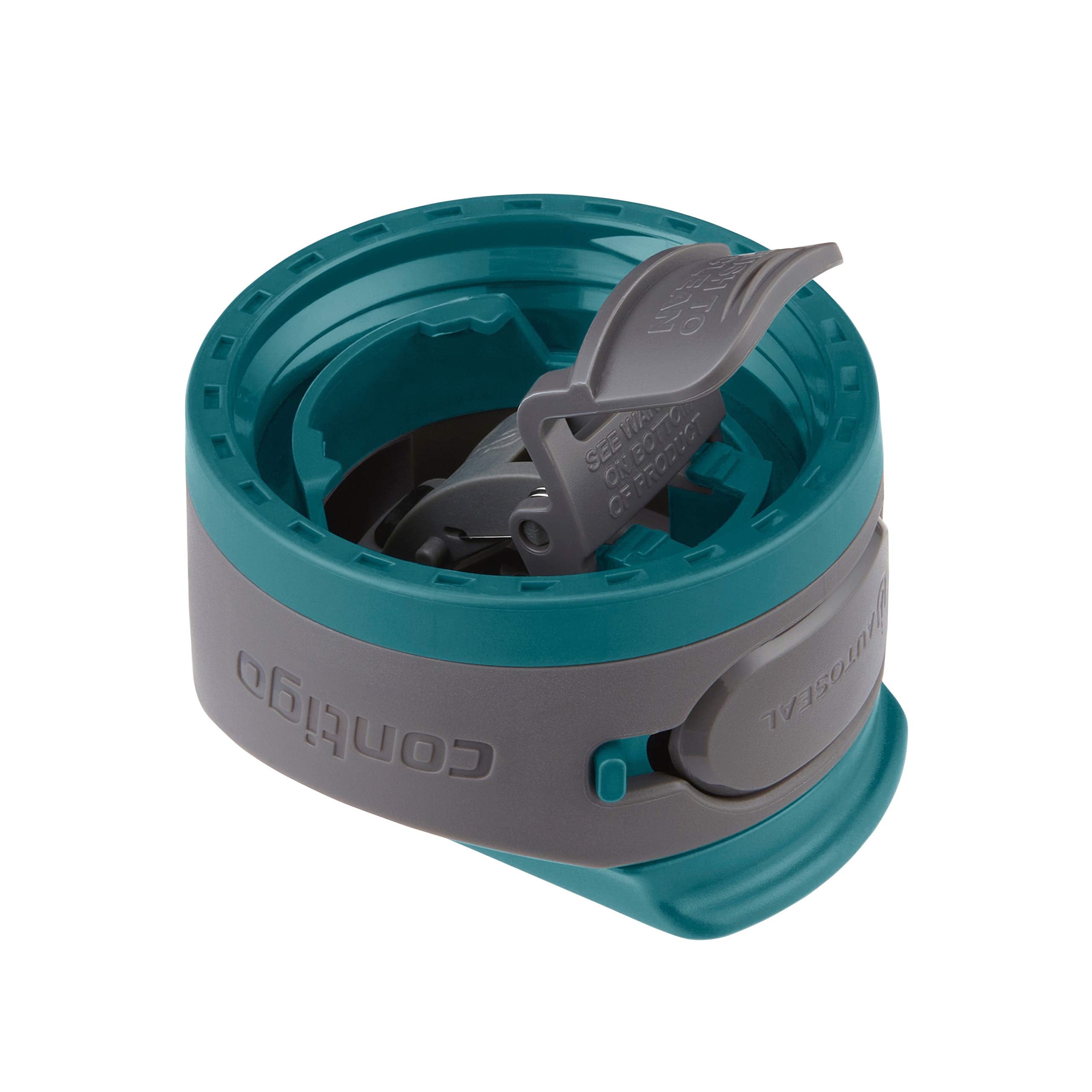 Contigo AUTOSEAL Cortland 24oz Water Bottle, BPA-Free Plastic, Spill, Leak-Proof Lid, and Carry Handle, Dishwasher Safe, Spirulina, 24 Ounce (Pack of 1)